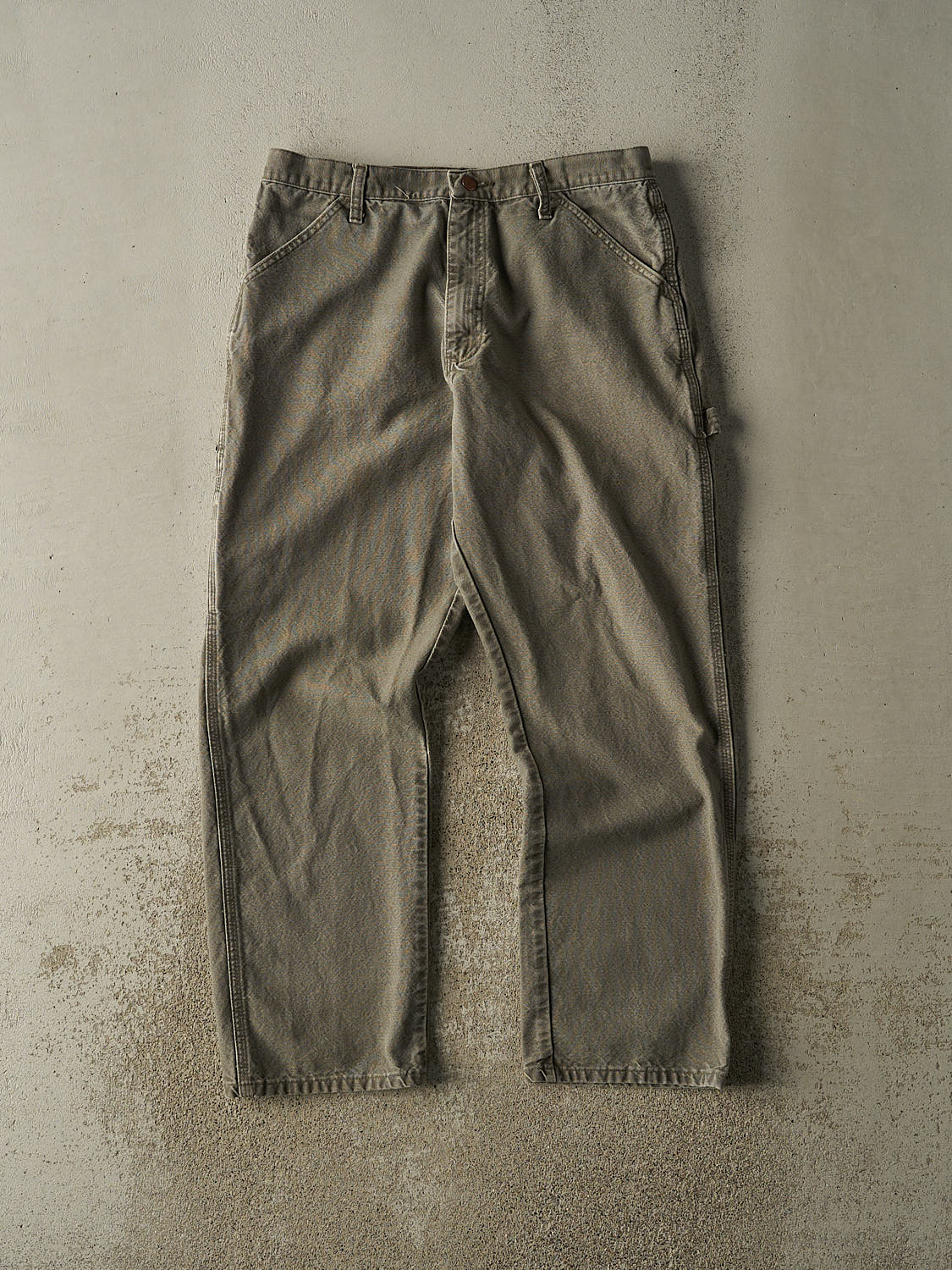 Vintage 90s Green Rustler Carpenter Pants (33x30)