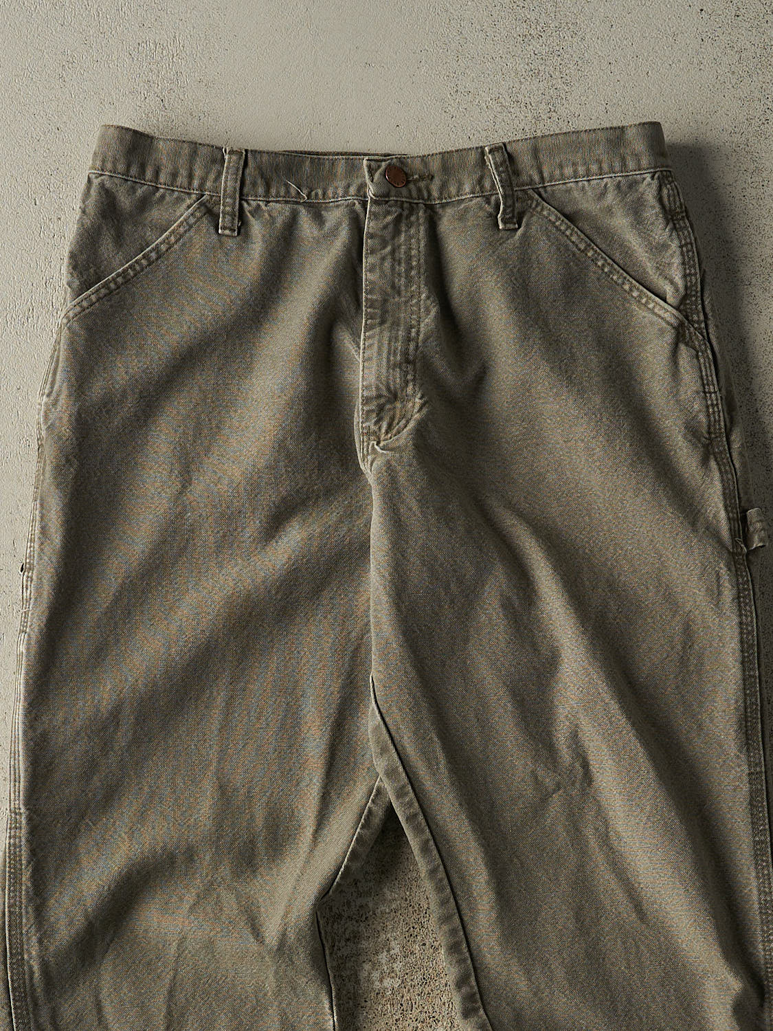 Vintage 90s Green Rustler Carpenter Pants (33x30)
