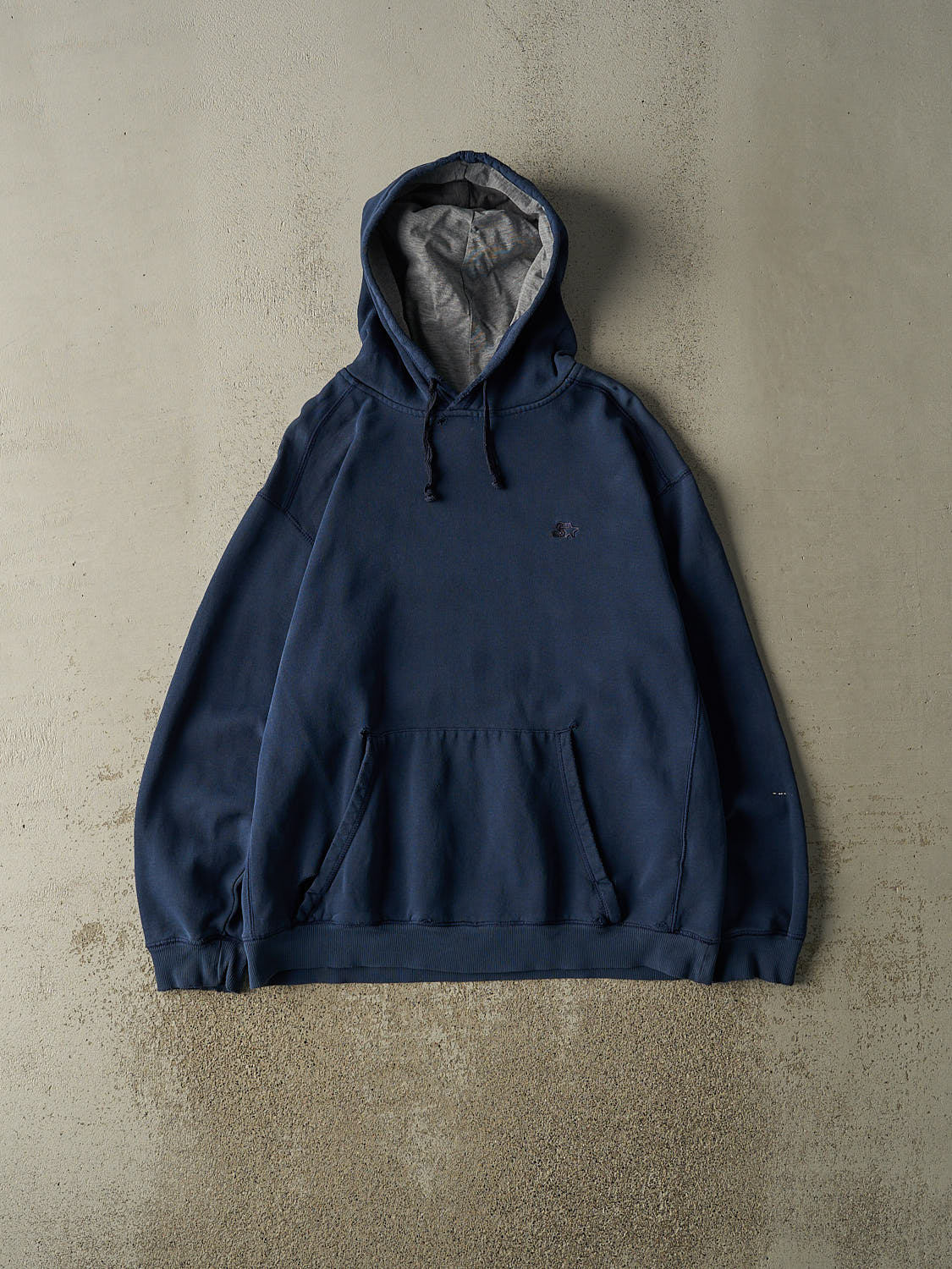 Vintage 90s Navy Blue Starter Embroidered Hoodie (L/XL)