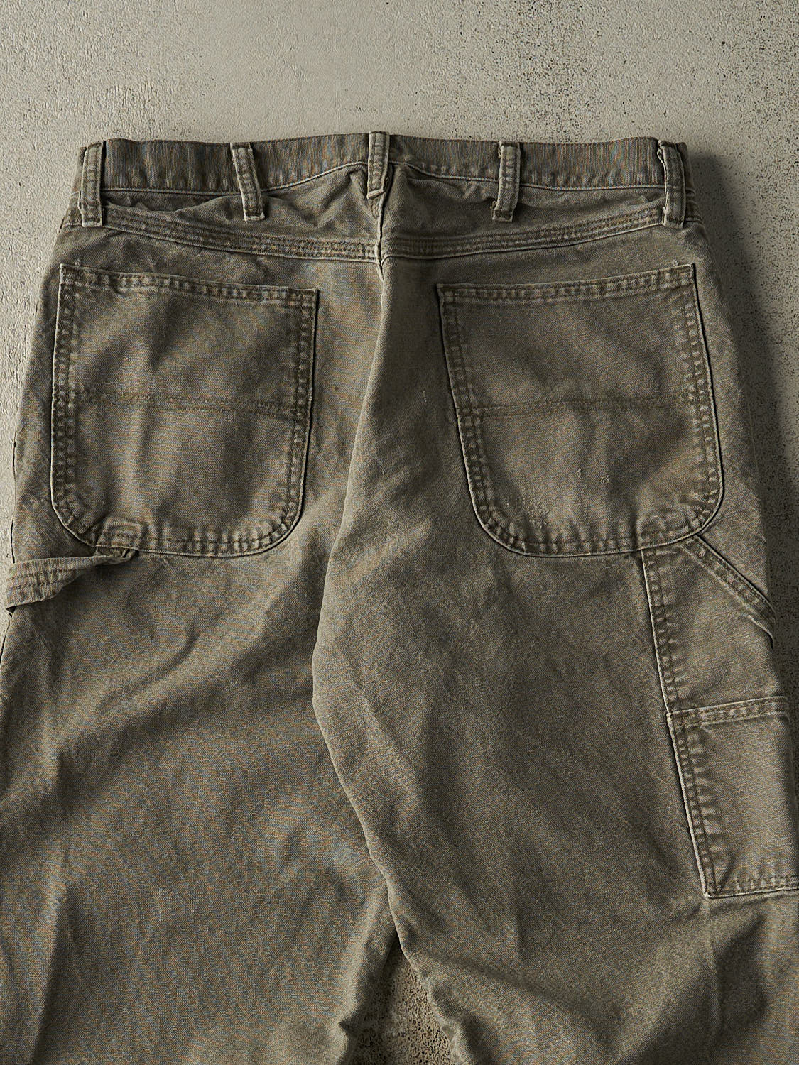 Vintage 90s Green Rustler Carpenter Pants (33x30)