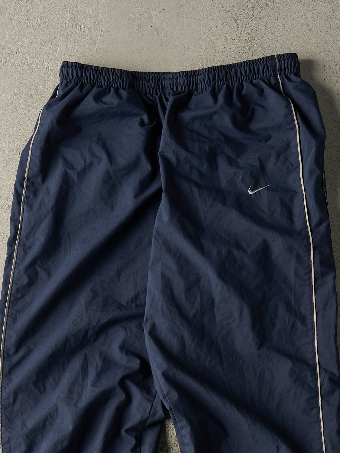 Vintage Y2K Navy Blue Nike Track Pants (30x31)