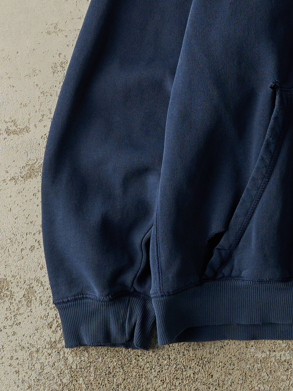 Vintage 90s Navy Blue Starter Embroidered Hoodie (L/XL)