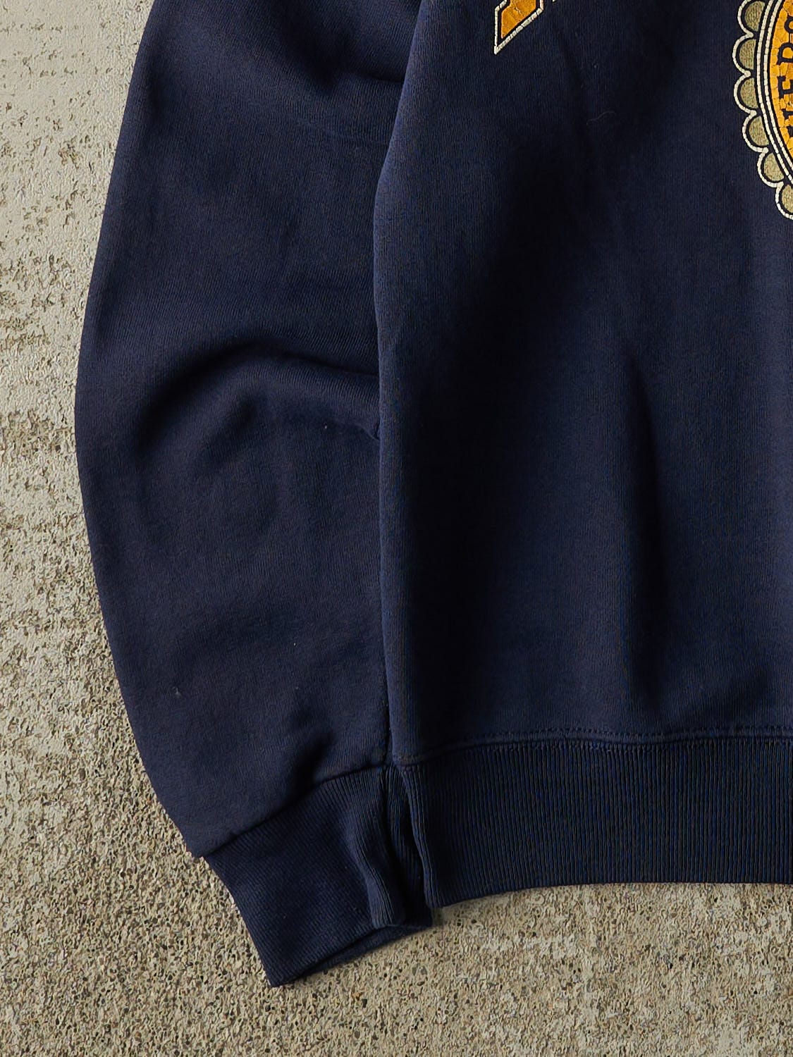 Vintage 80s Navy Blue University of Notre Dame Crewneck (S/M)