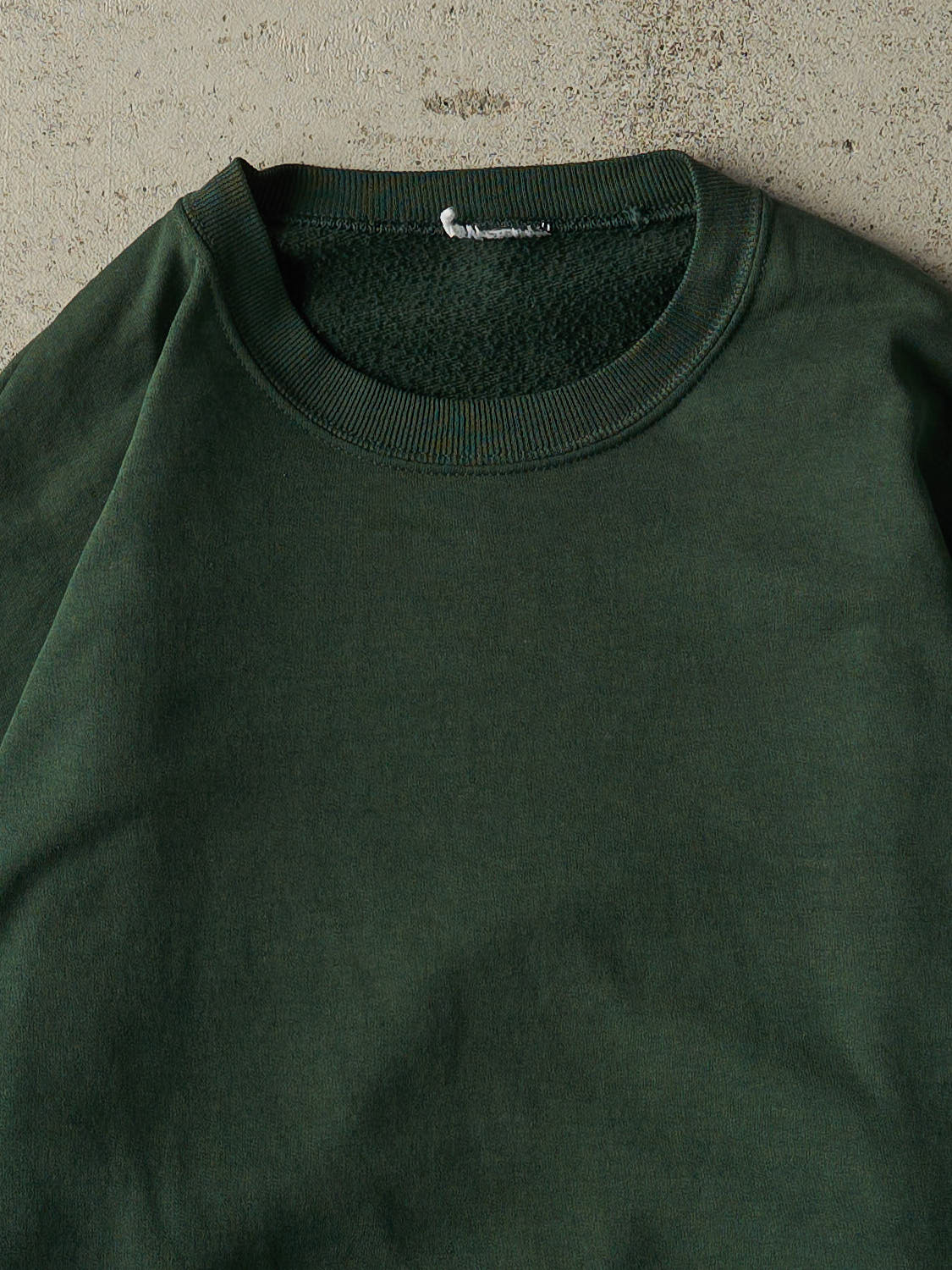 Vintage 90s Green Blank Crewneck (M)