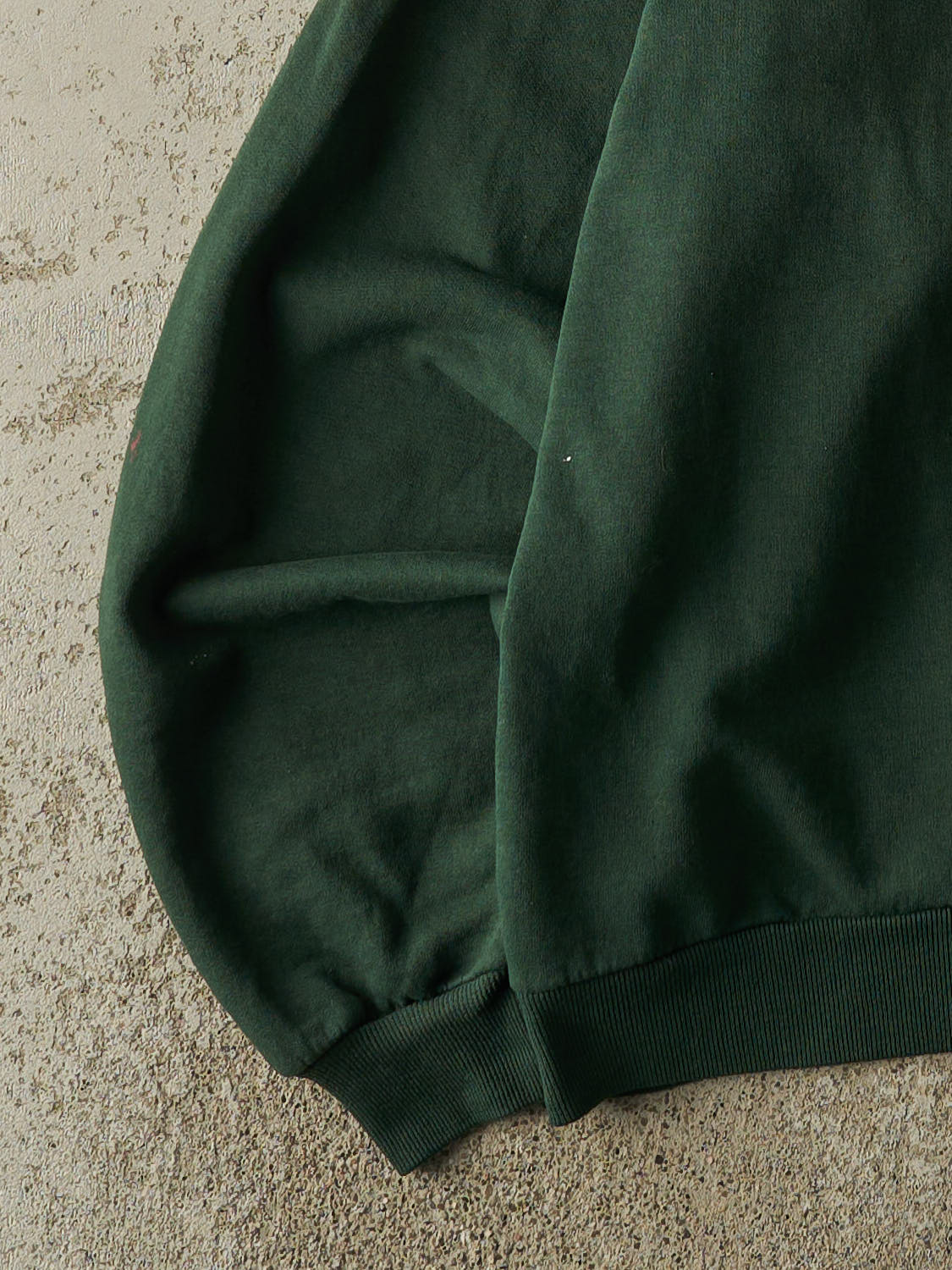 Vintage 90s Green Blank Crewneck (M)