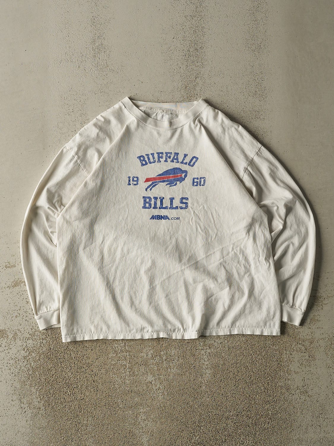 Vintage 90s White Buffalo Bills  Long Sleeve (M/L)