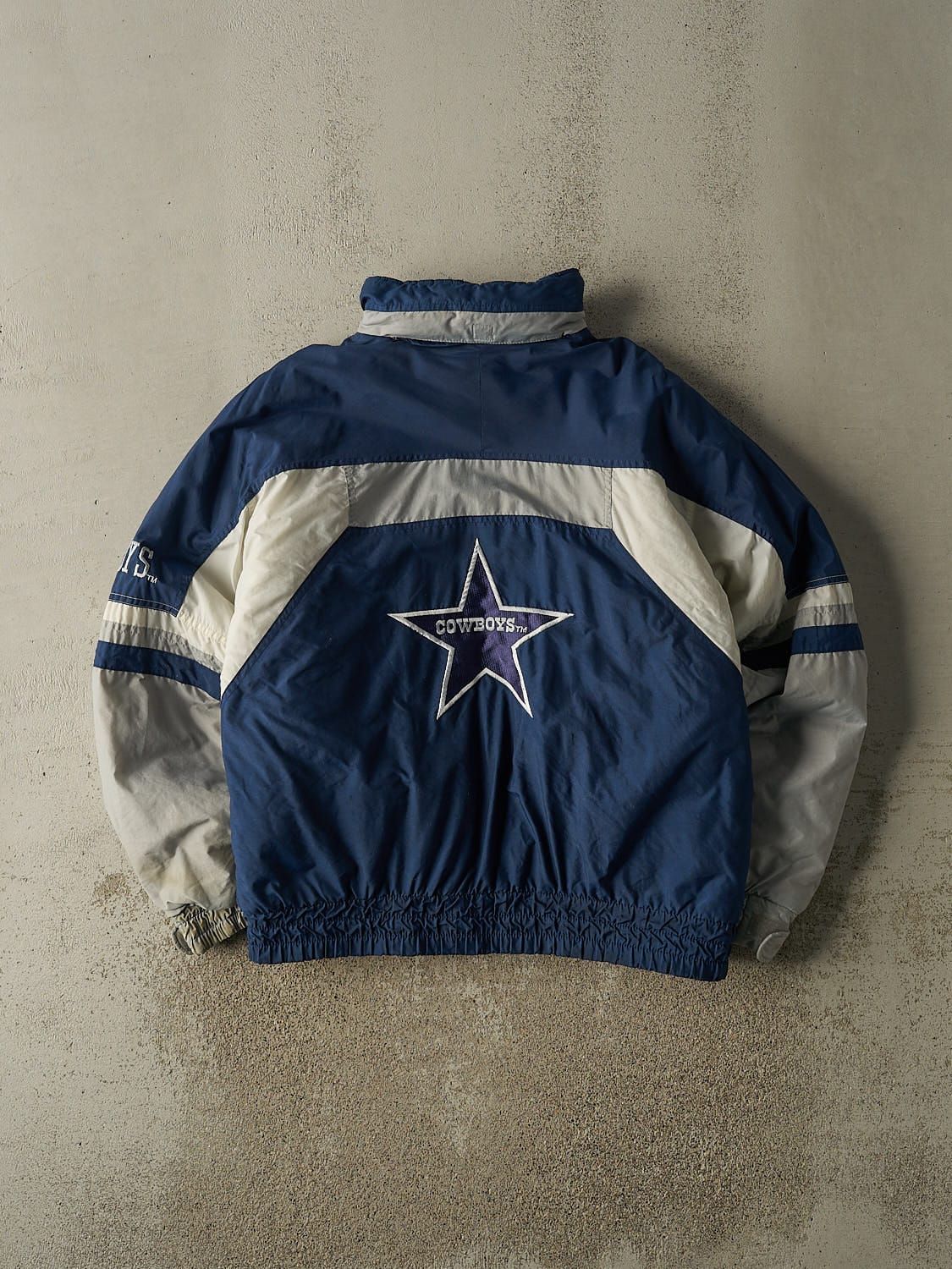 Vintage 90s Navy Blue Dallas Cowboys Jacket (M/L)