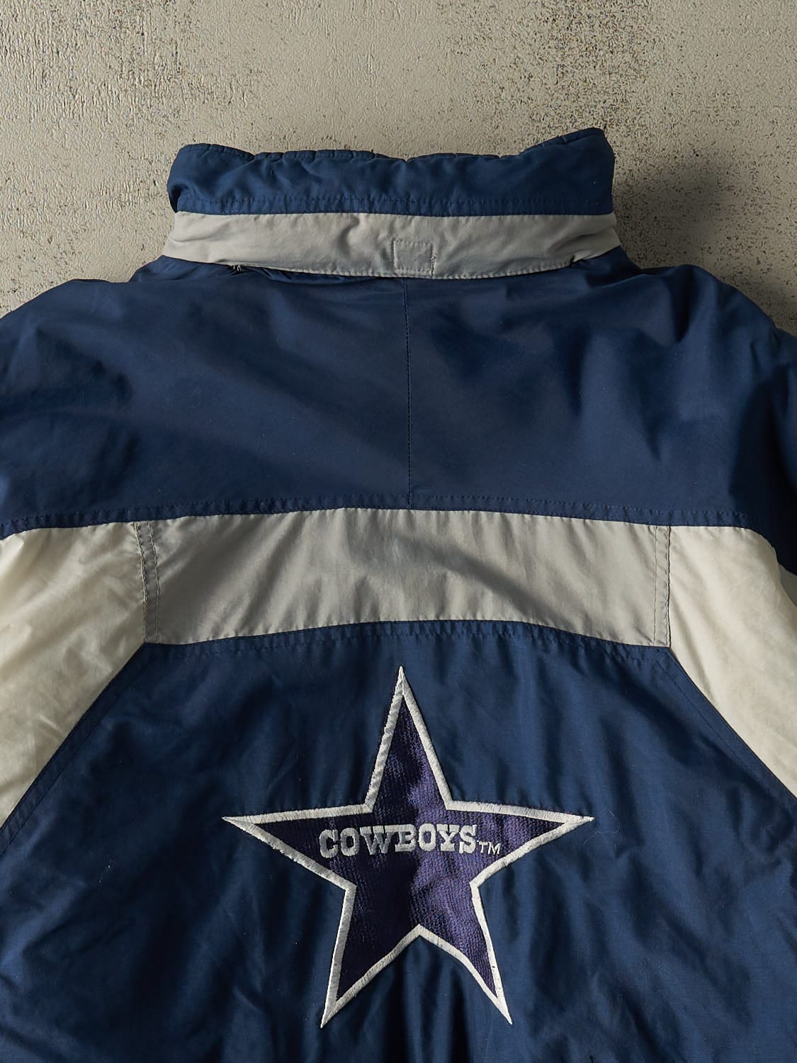 Vintage 90s Navy Blue Dallas Cowboys Jacket (M/L)