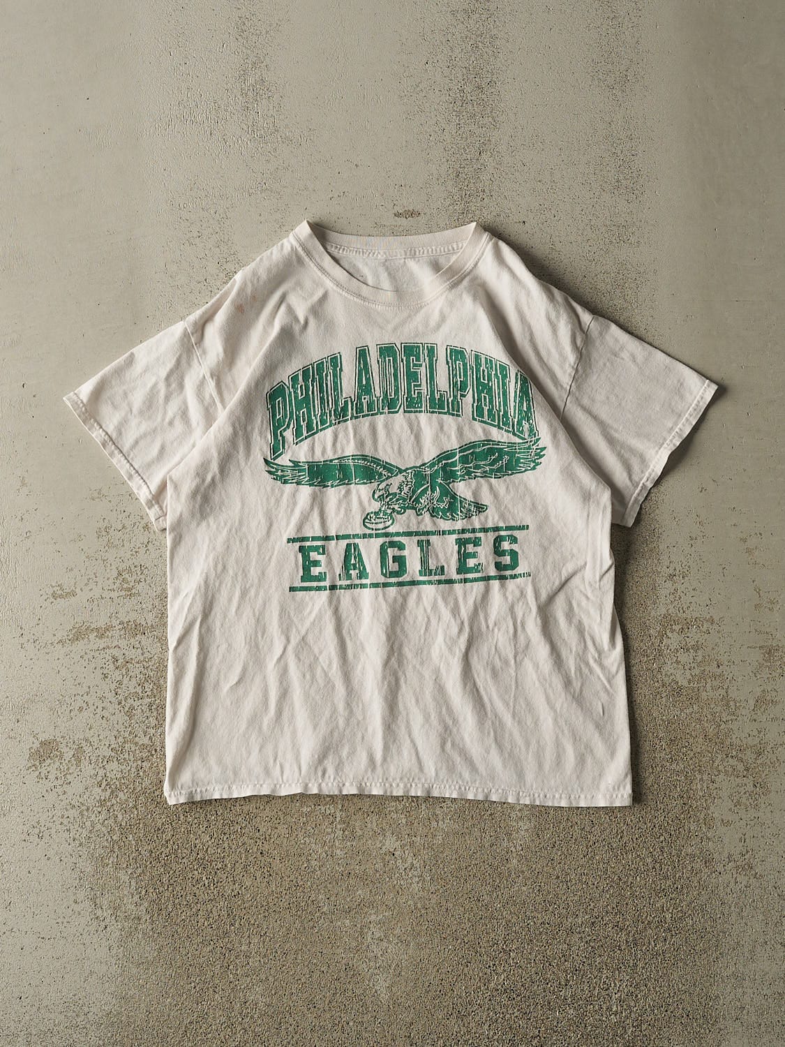 Vintage 90s White Philadelphia Eagles Tee (M)