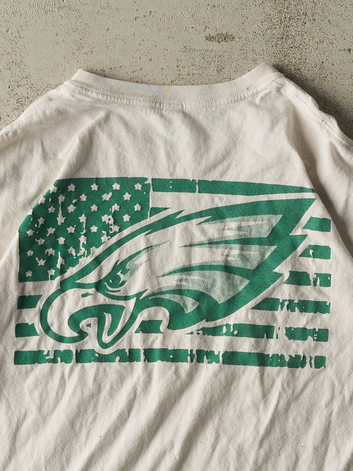 Vintage 90s White Philadelphia Eagles Tee (M)