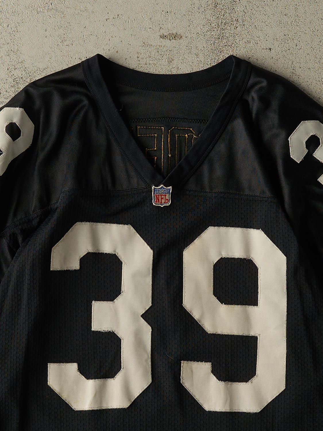 Vintage 90s Black Pittsburgh Steelers #39 Woofer Jersey (M)
