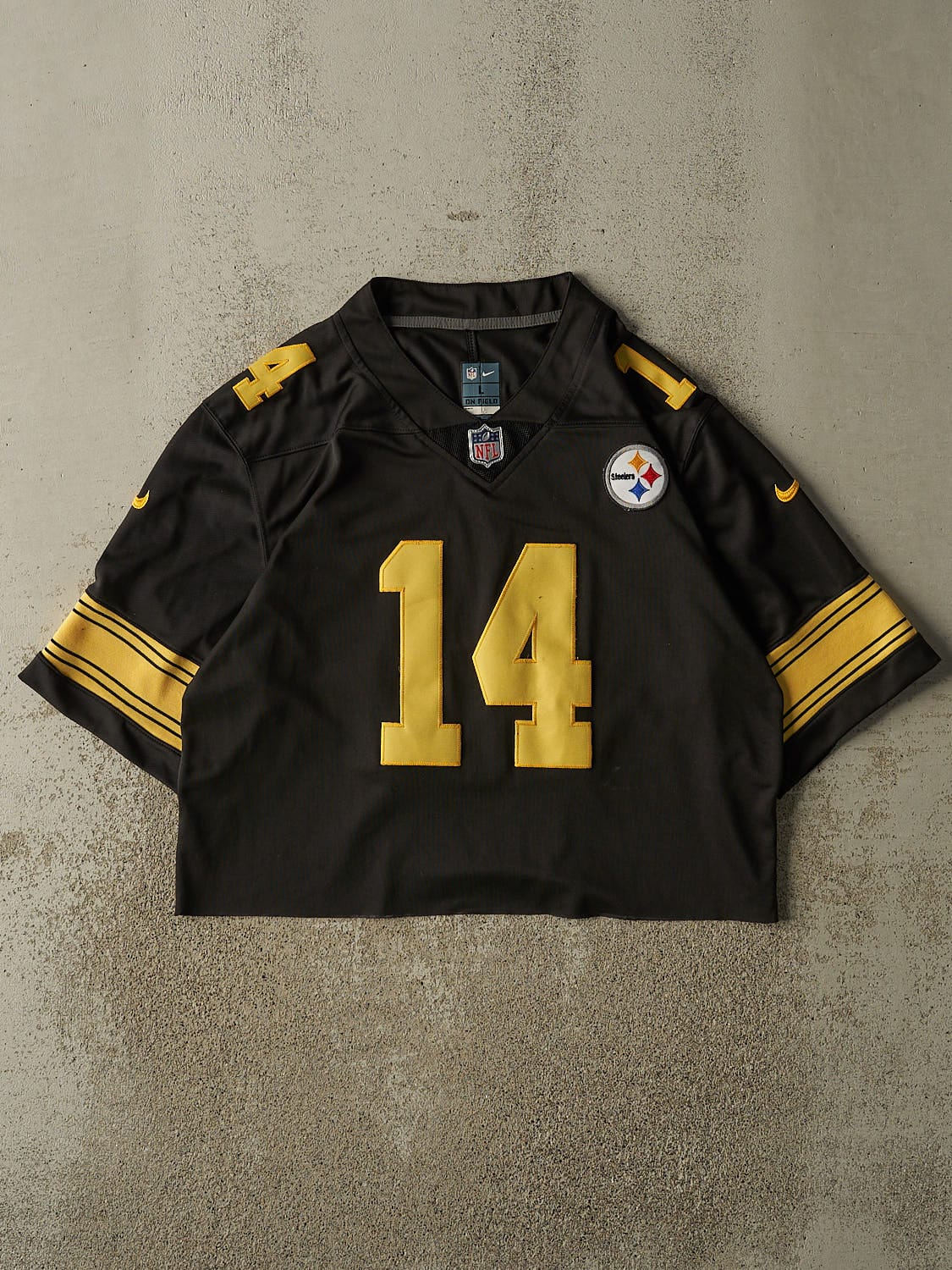 Vintage Y2K Black Pittsburgh Steelers #14 Pickens Jersey (M)