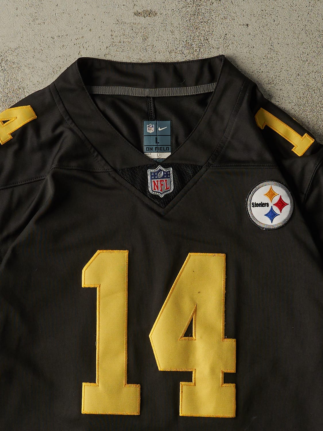 Vintage Y2K Black Pittsburgh Steelers #14 Pickens Jersey (M)