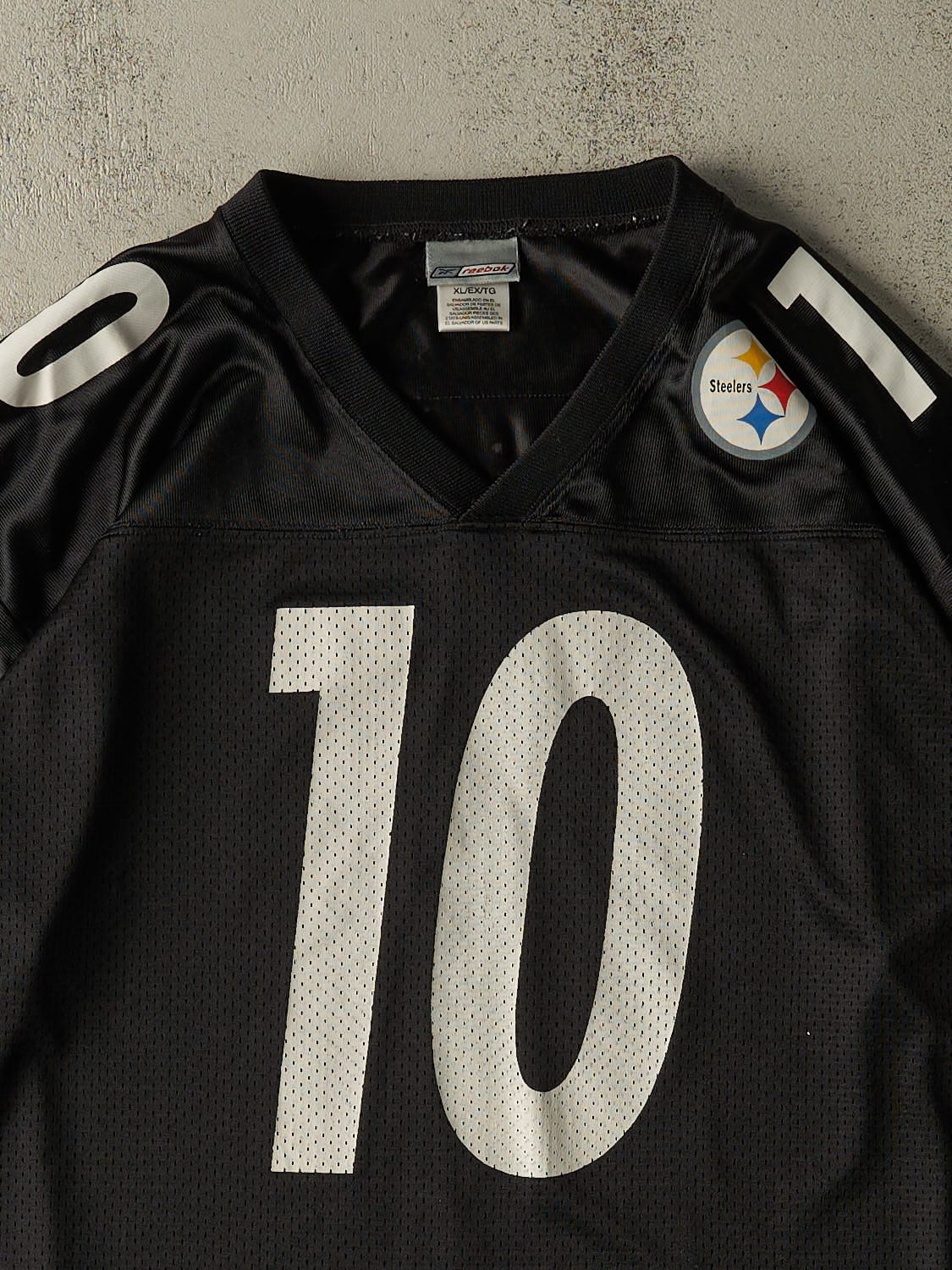 Vintage Y2K Black Pittsburgh Steelers #10 Stewart Jersey (L)