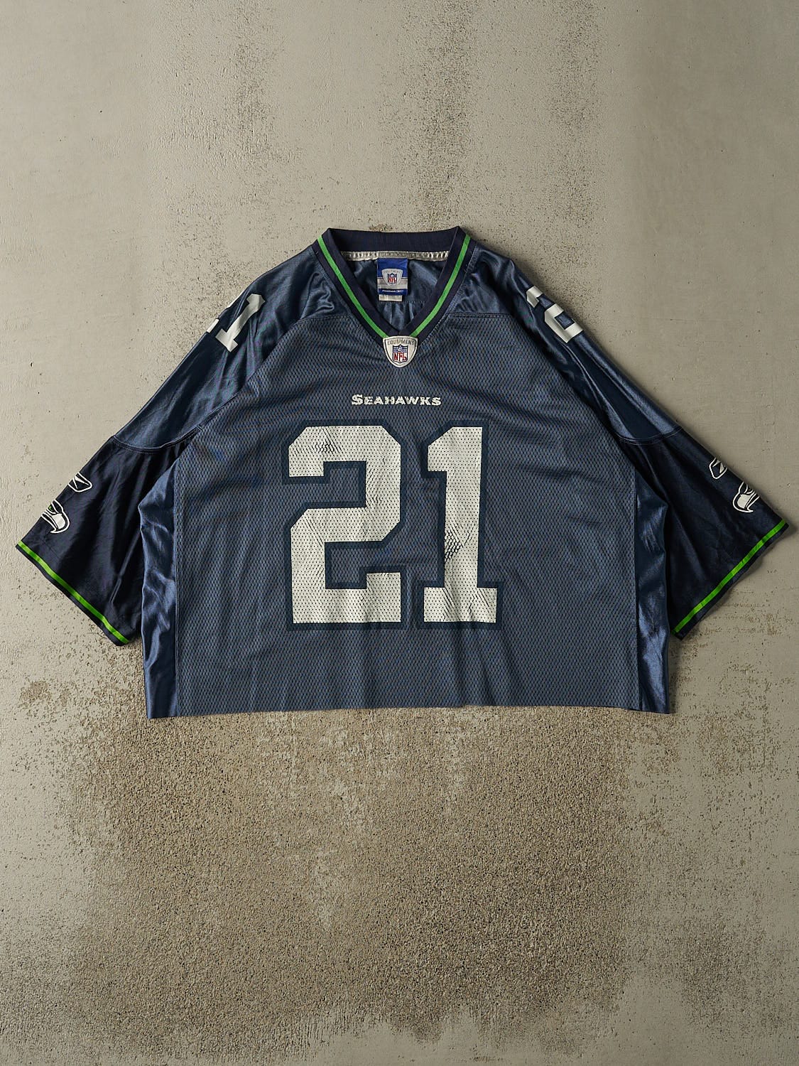 Vintage Y2K Navy Blue Seattle Seahawks #21 Jennings Jersey (XL)
