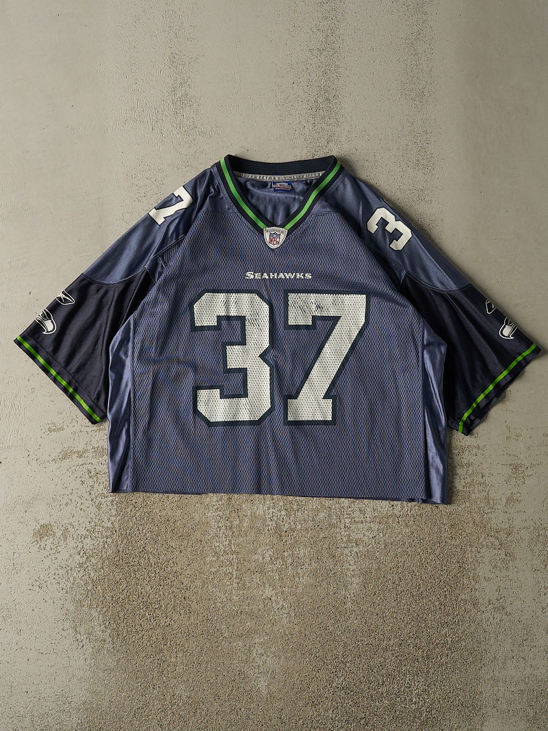 Vintage Y2K Blue Seattle Seahawks #37 Alexander Jersey (M/L)