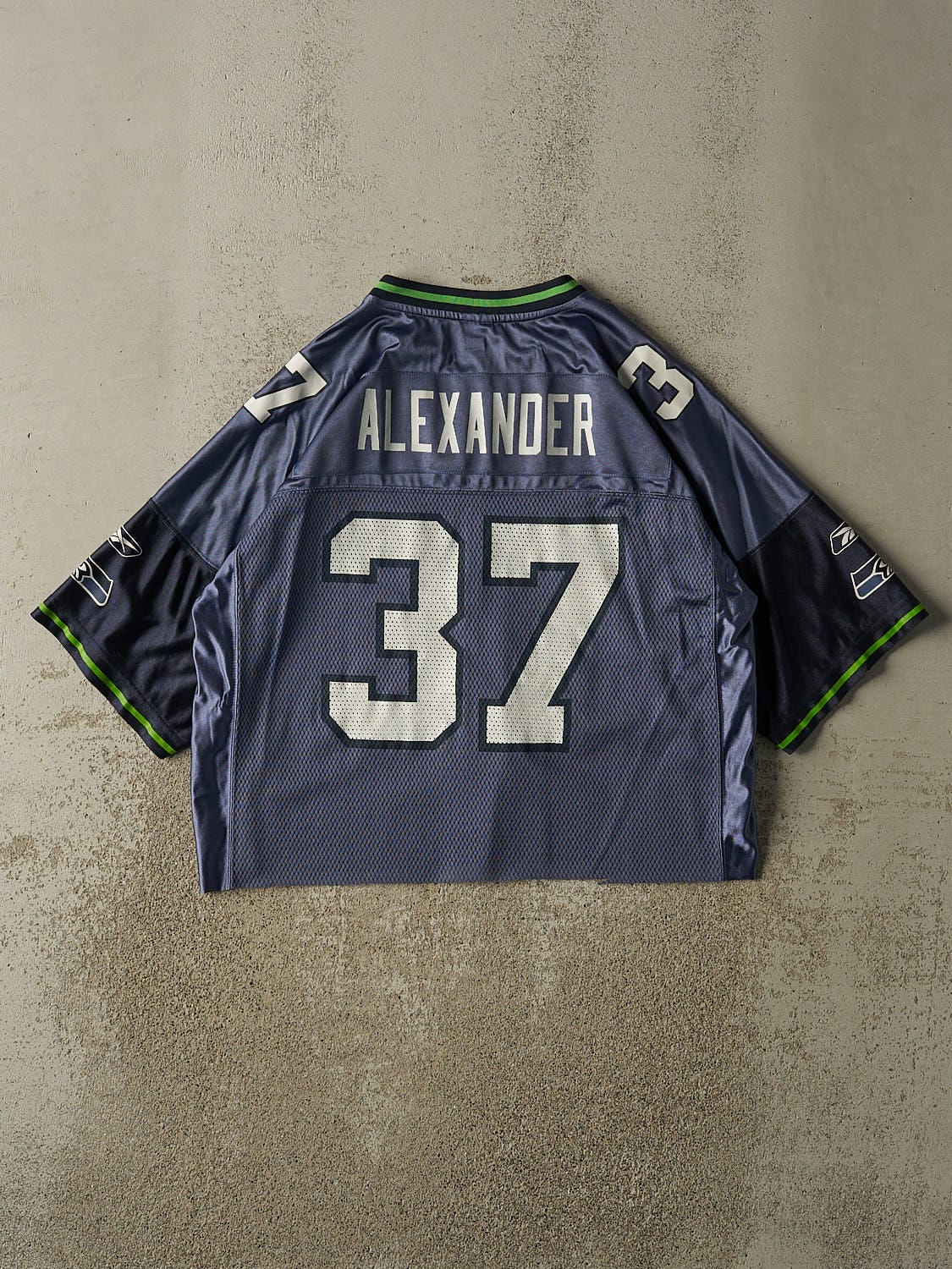 Vintage Y2K Blue Seattle Seahawks #37 Alexander Jersey (M/L)