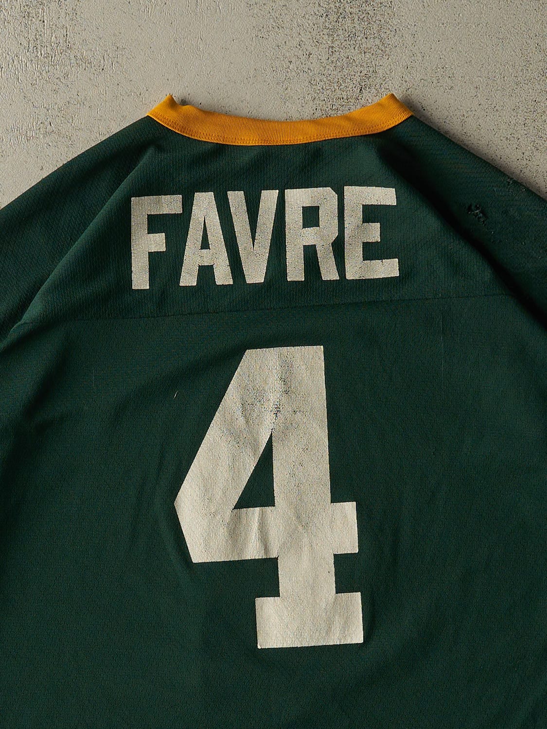 Vintage 90s Green Green Bay Packers #4 Brett Favre Jersey (XXL/XXXL)