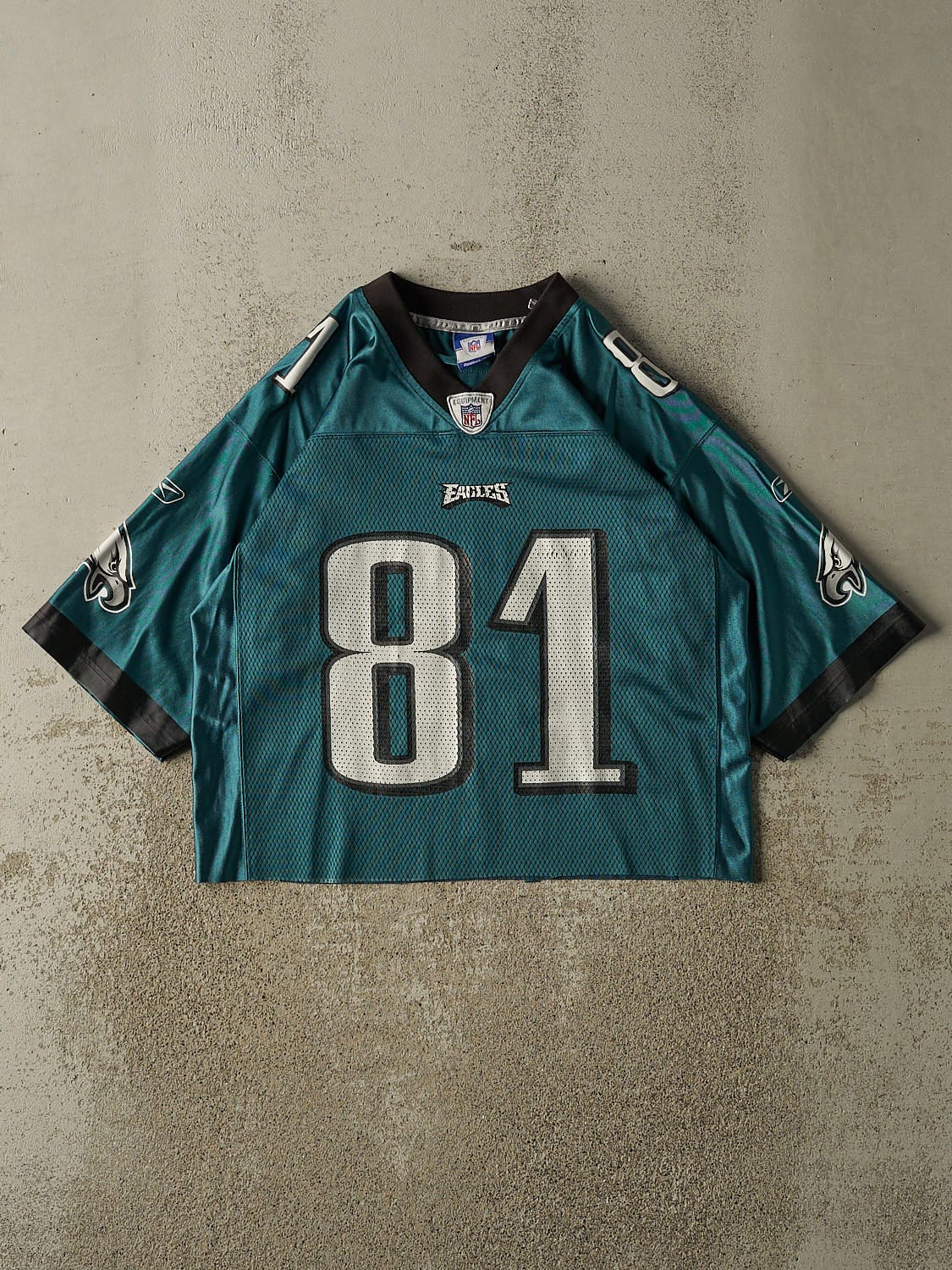 Vintage Y2K Teal Philadelphia Eagles #81 Terrell Owens Jersey (S/M)