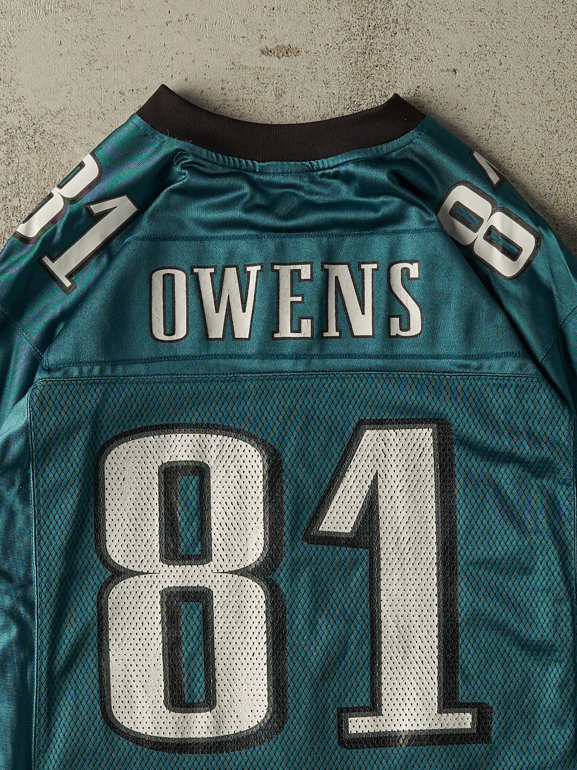 Vintage Y2K Teal Philadelphia Eagles #81 Terrell Owens Jersey (S/M)