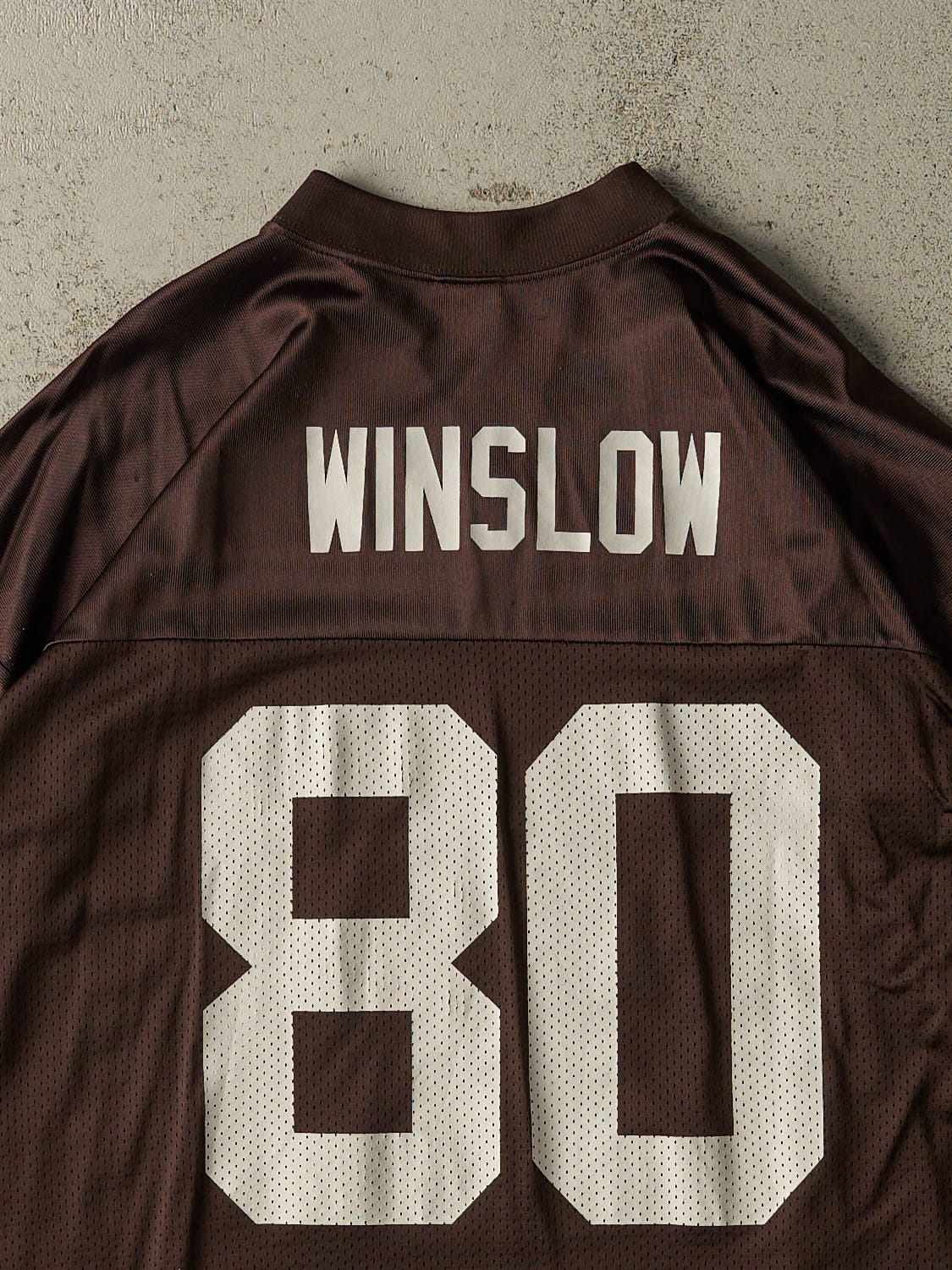 Vintage Y2K Brown Cleveland Browns #80 Winslow Jersey (L)