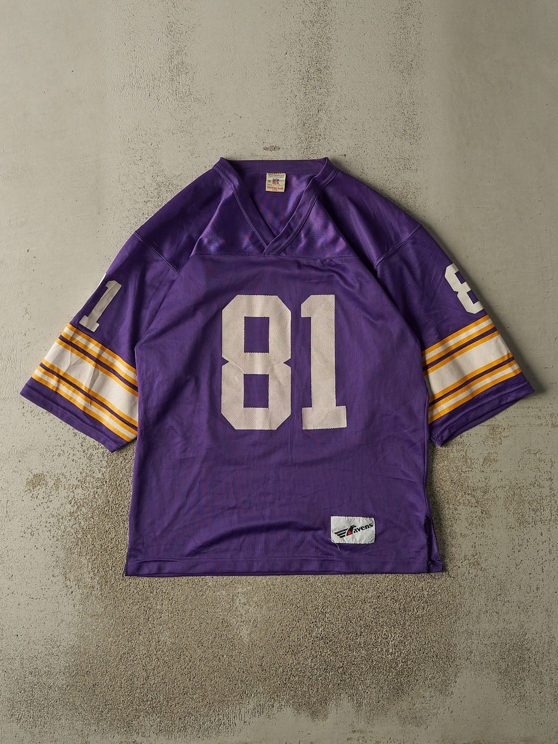 Vintage 90s Purple Minnesota Vikings #81  Anthony Carter Jersey (XXL)