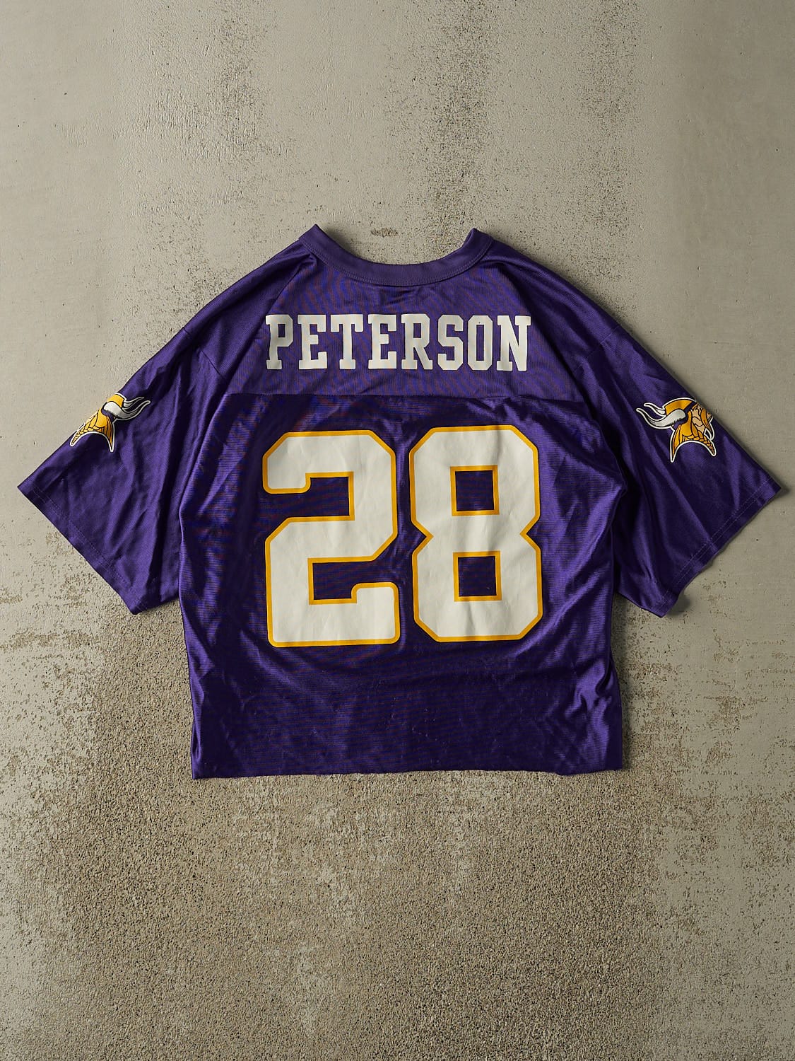 Vintage Y2K Purple Minnesota Vikings #28 Adrian Peterson Jersey (S/M)