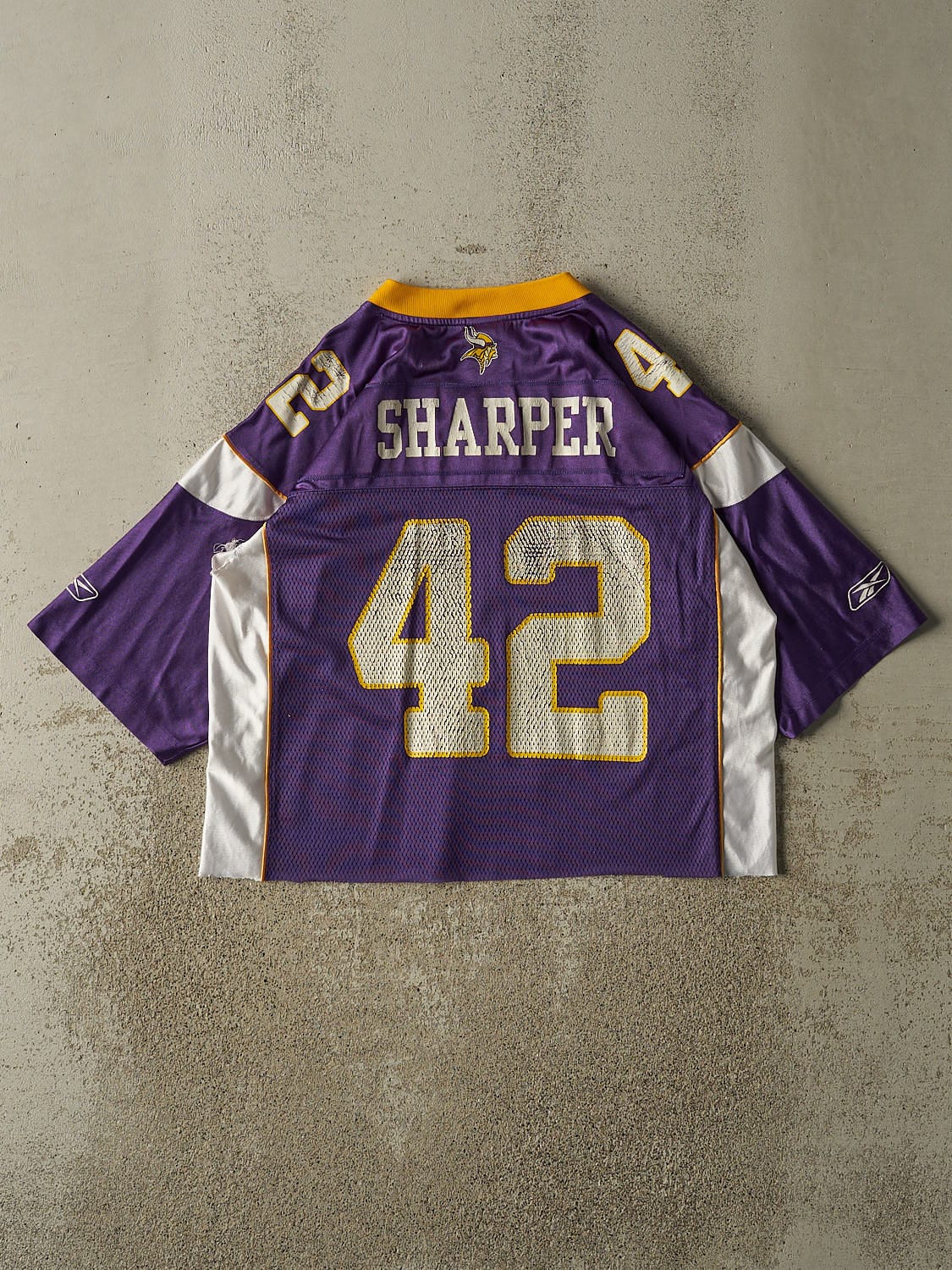 Vintage Y2K Purple Minnesota Vikings #42 Darren Sharper Jersey (M)
