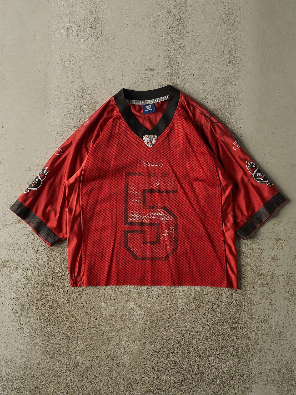 Vintage Y2K Red Tampa Bay Buccaneers #5 Freeman Jersey (S)