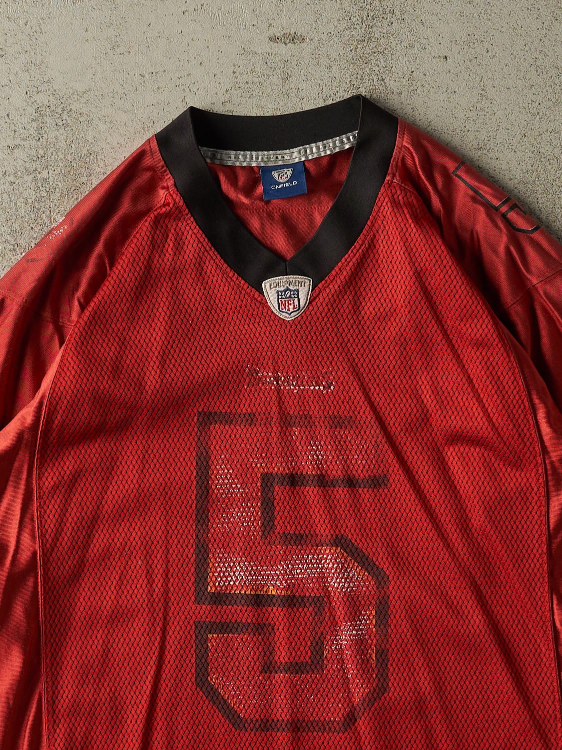 Vintage Y2K Red Tampa Bay Buccaneers #5 Freeman Jersey (S)