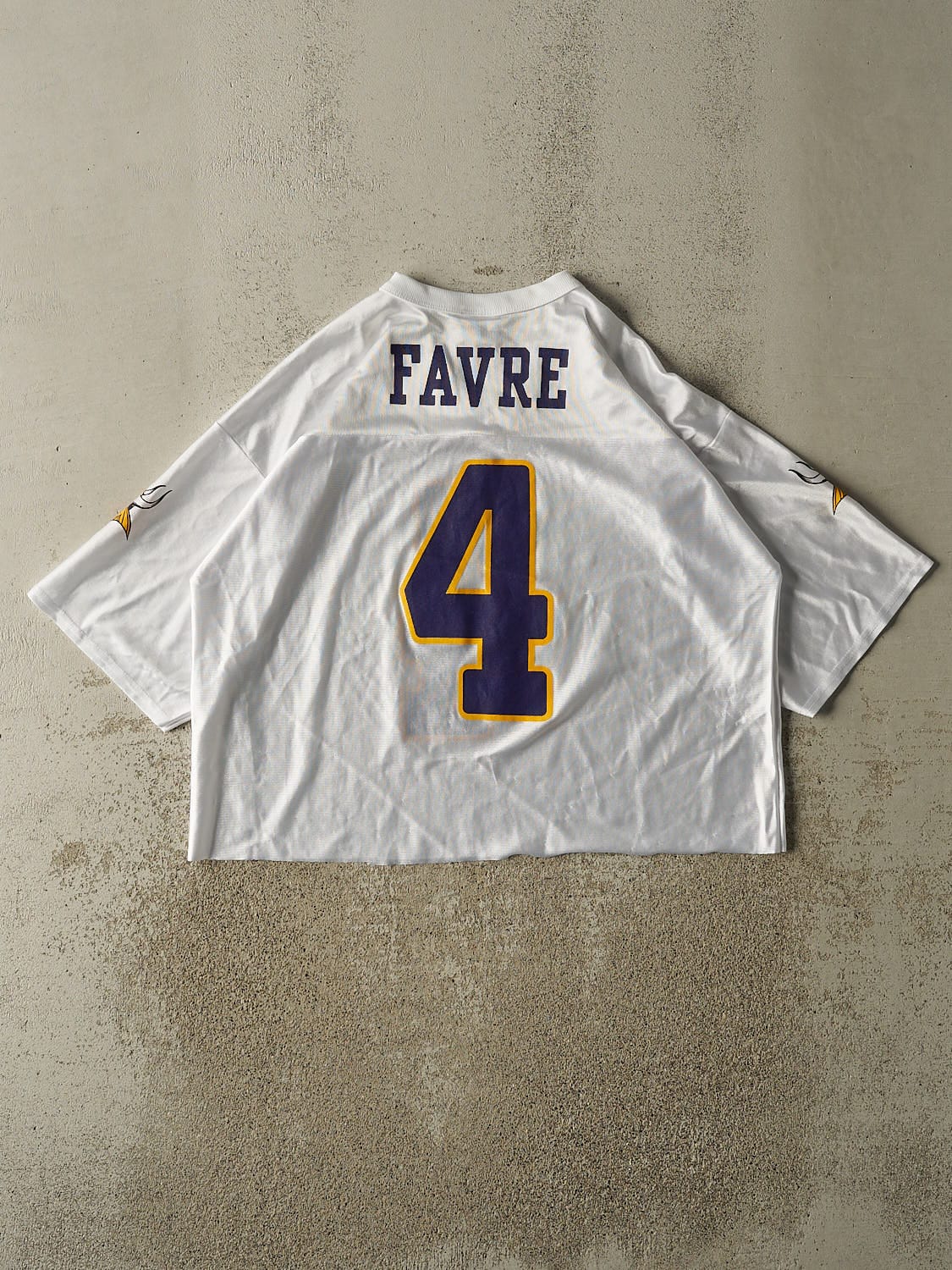Vintage Y2K White Minnesota Vikings #4 Brett Favre Jersey (M/L)