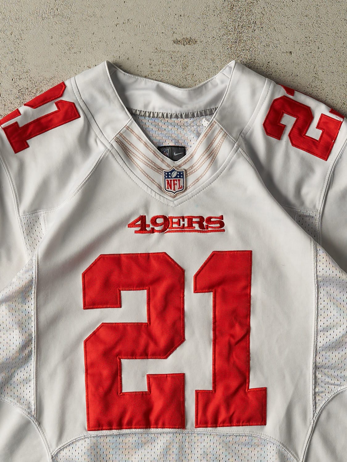 Vintage Y2K White San Francisco 49ers #21 Gore Jersey (S)