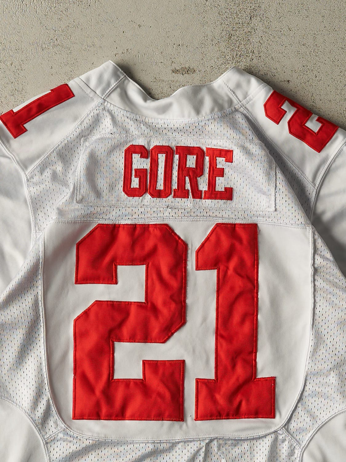Vintage Y2K White San Francisco 49ers #21 Gore Jersey (S)