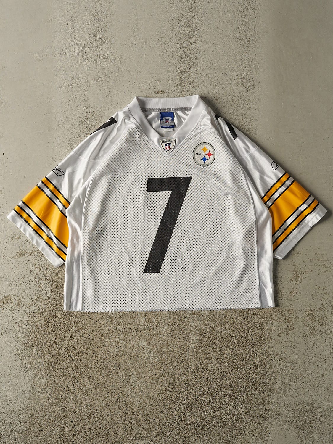 Vintage Y2K White Pittsburgh Steelers #7 Ben Roethlisberger Jersey (M)