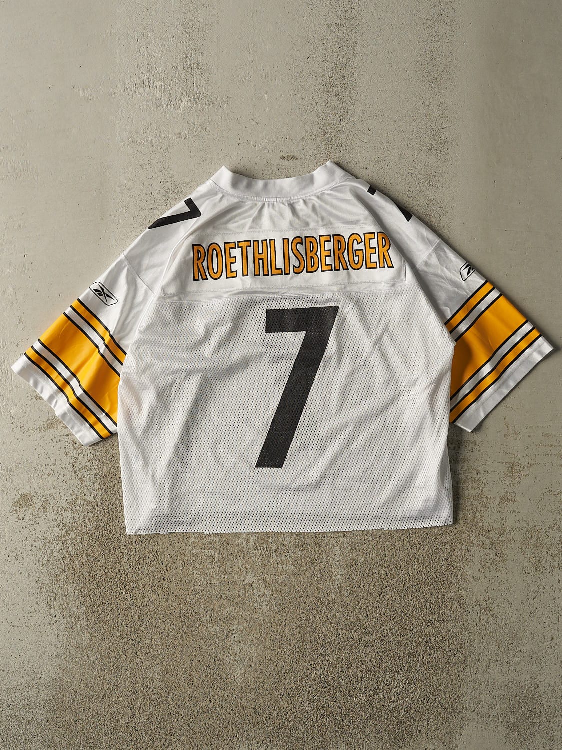 Vintage Y2K White Pittsburgh Steelers #7 Ben Roethlisberger Jersey (M)