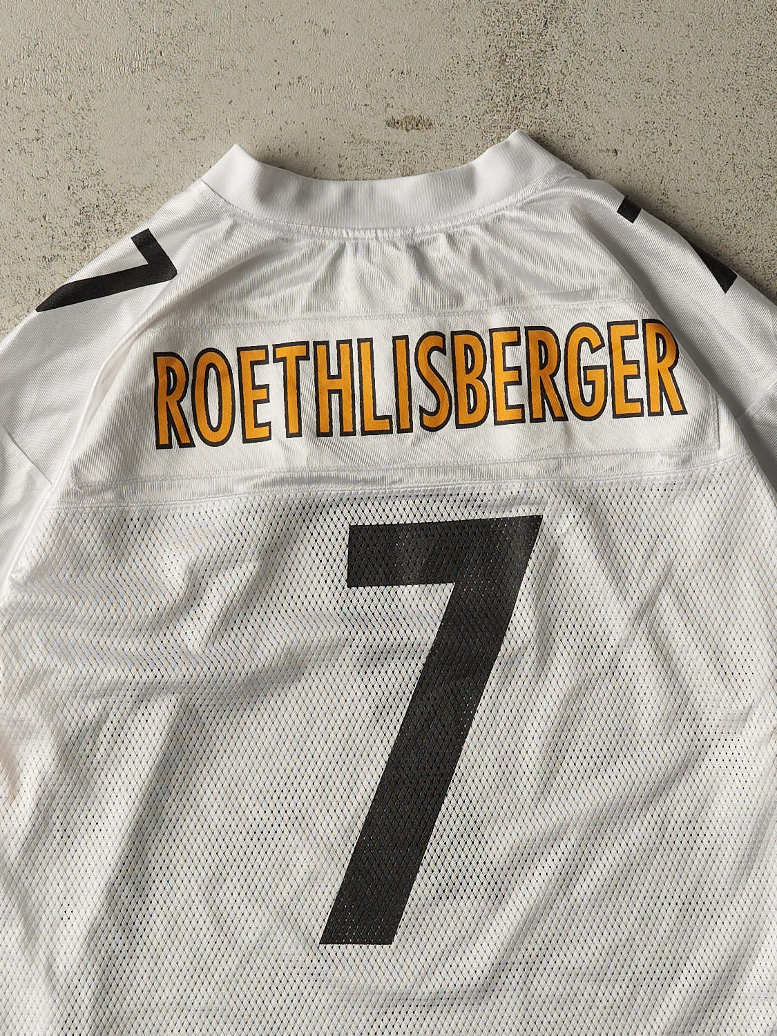 Vintage Y2K White Pittsburgh Steelers #7 Ben Roethlisberger Jersey (M)