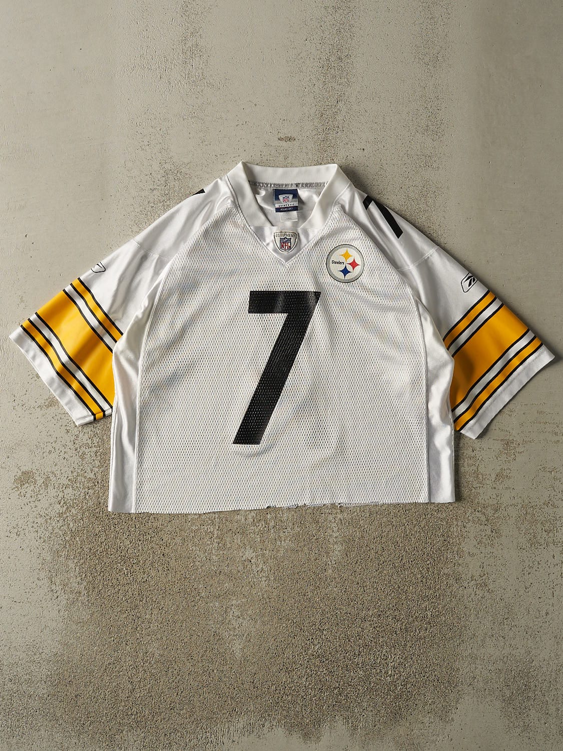 Vintage Y2K White Pittsburgh Steelers #7 Ben Roethlisberger Jersey (M)