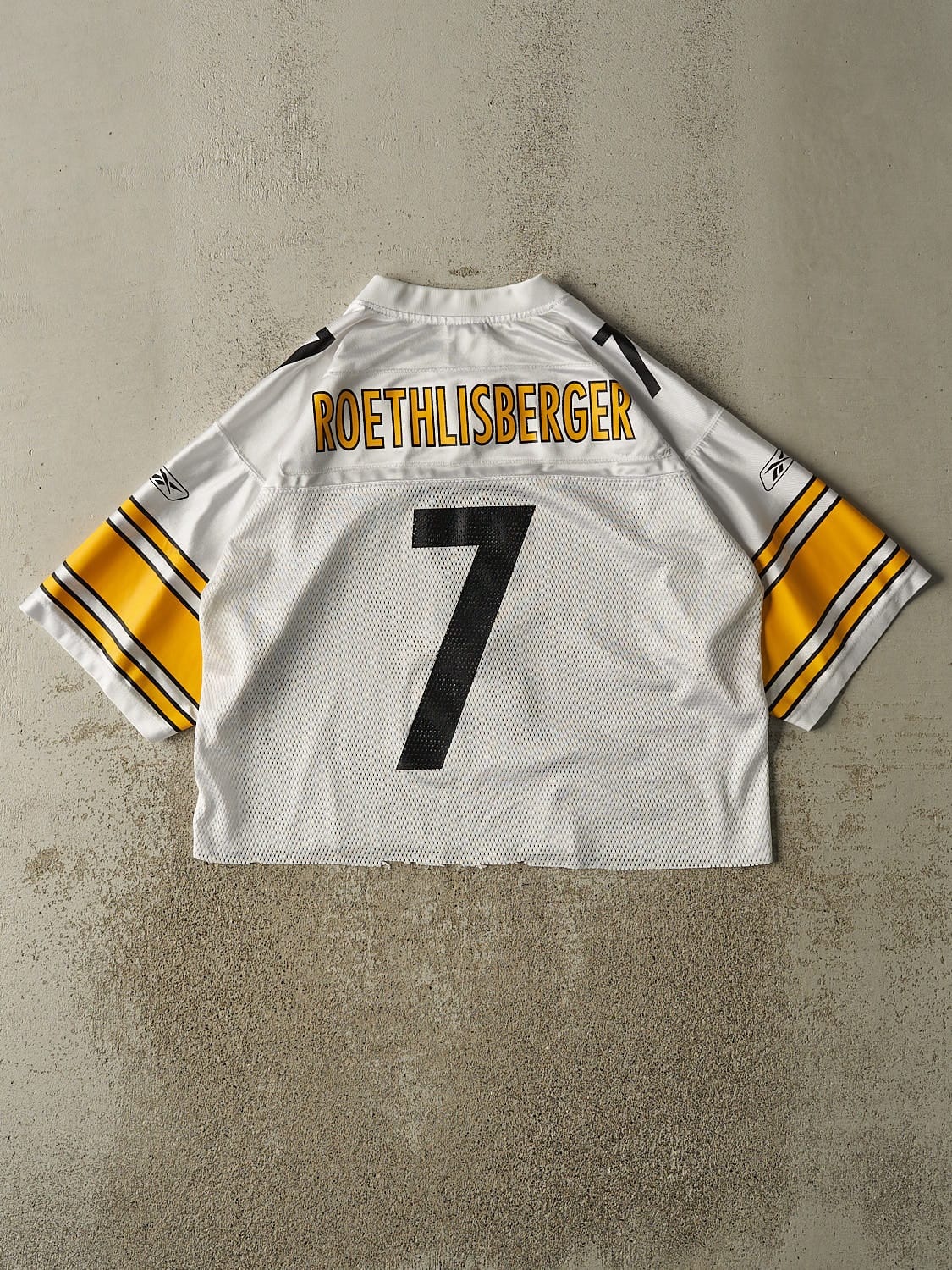 Vintage Y2K White Pittsburgh Steelers #7 Ben Roethlisberger Jersey (M)