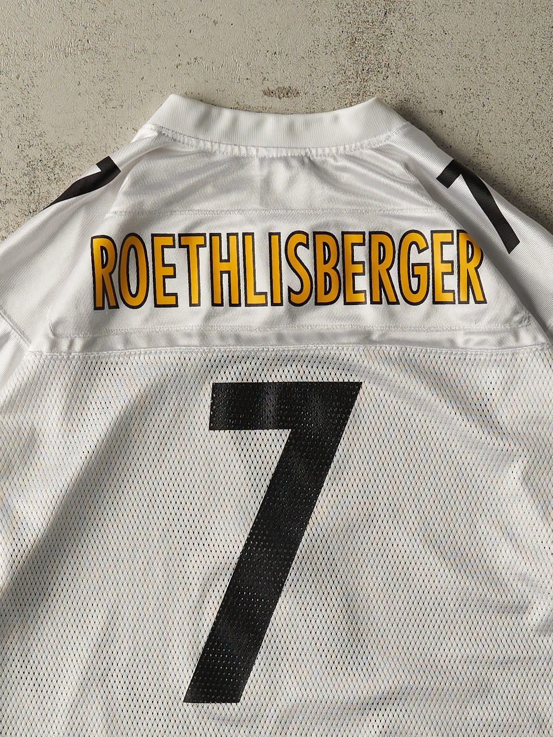 Vintage Y2K White Pittsburgh Steelers #7 Ben Roethlisberger Jersey (M)