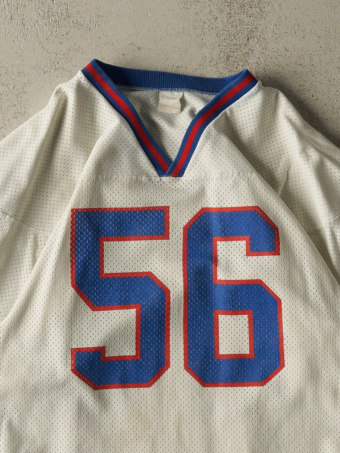 Vintage 80s White New York Giants #56 Lawrence Taylor Jersey (L)