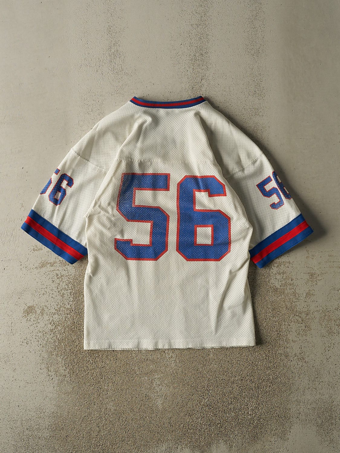 Vintage 80s White New York Giants #56 Lawrence Taylor Jersey (L)