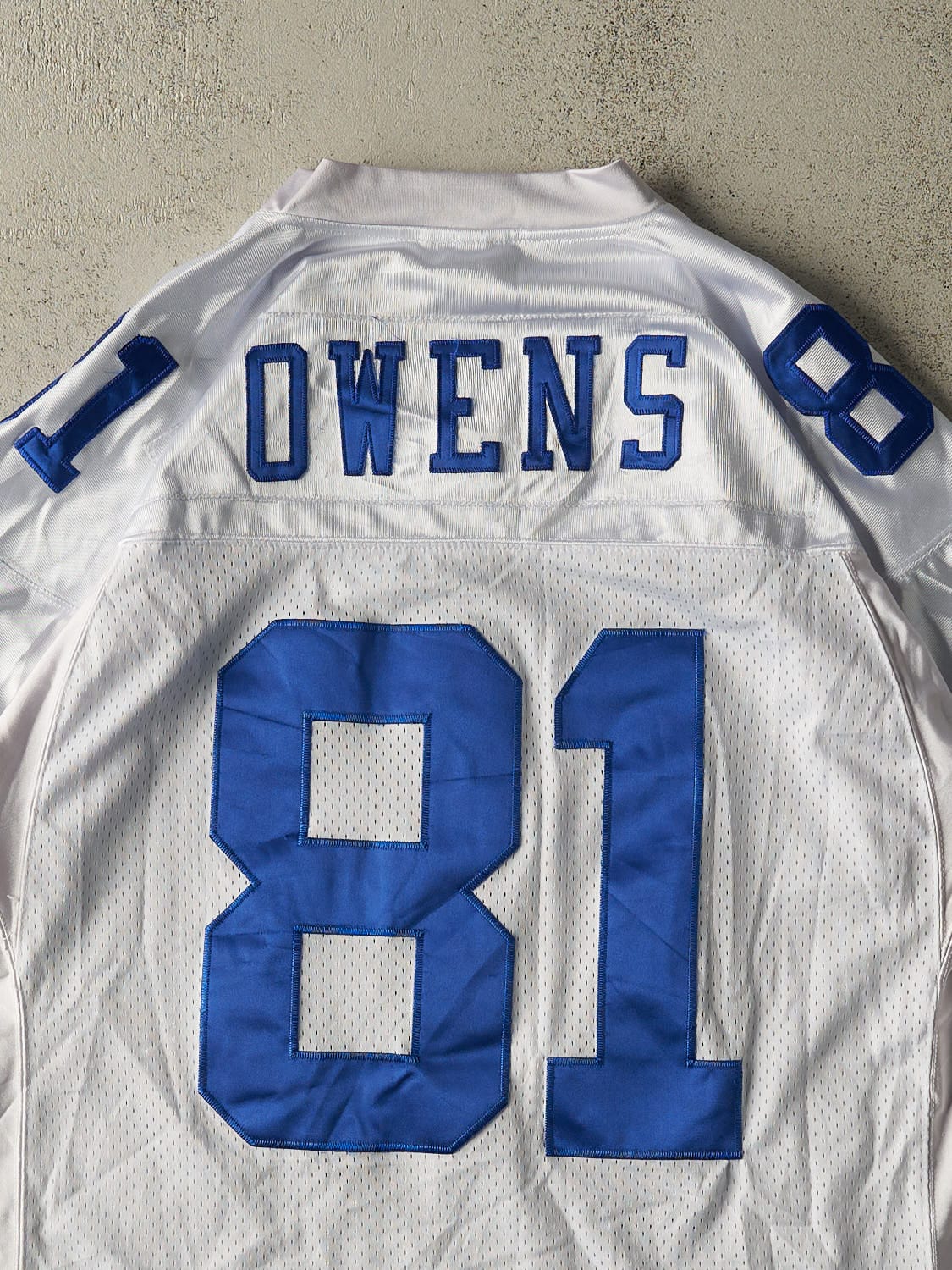 Vintage Y2K White Dallas Cowboys #81 Terrell Owens Jersey (XXL)