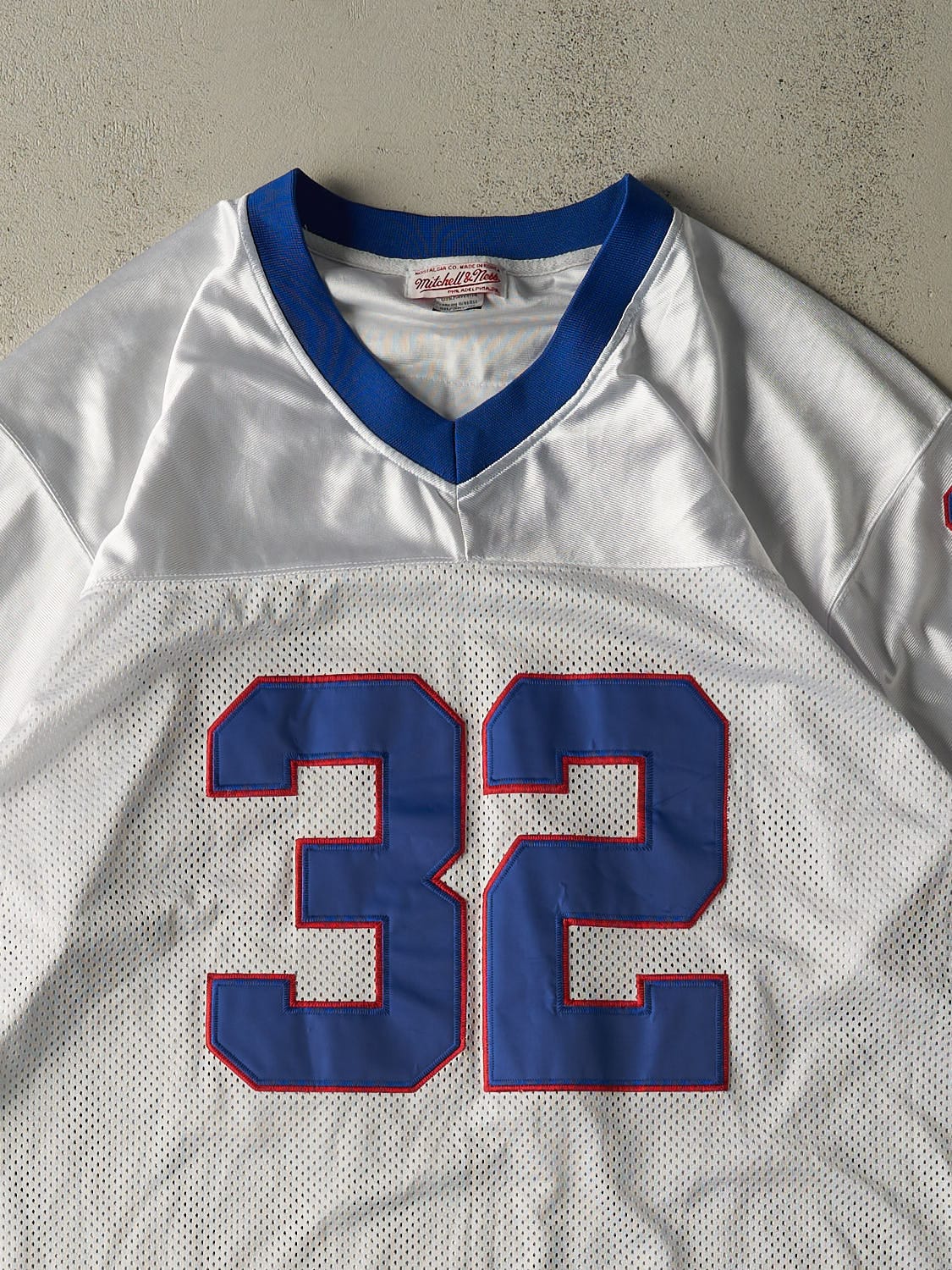 Vintage Y2K White Buffalo Bills #32 OJ Simpson Throwback Jersey (XXXXL)
