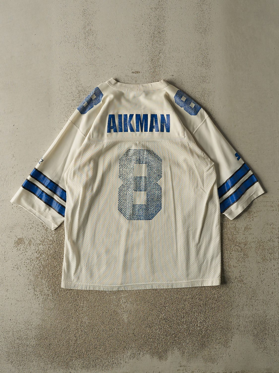 Vintage 90s White Dallas Cowboys #8 Troy Aikman Jersey (XL)