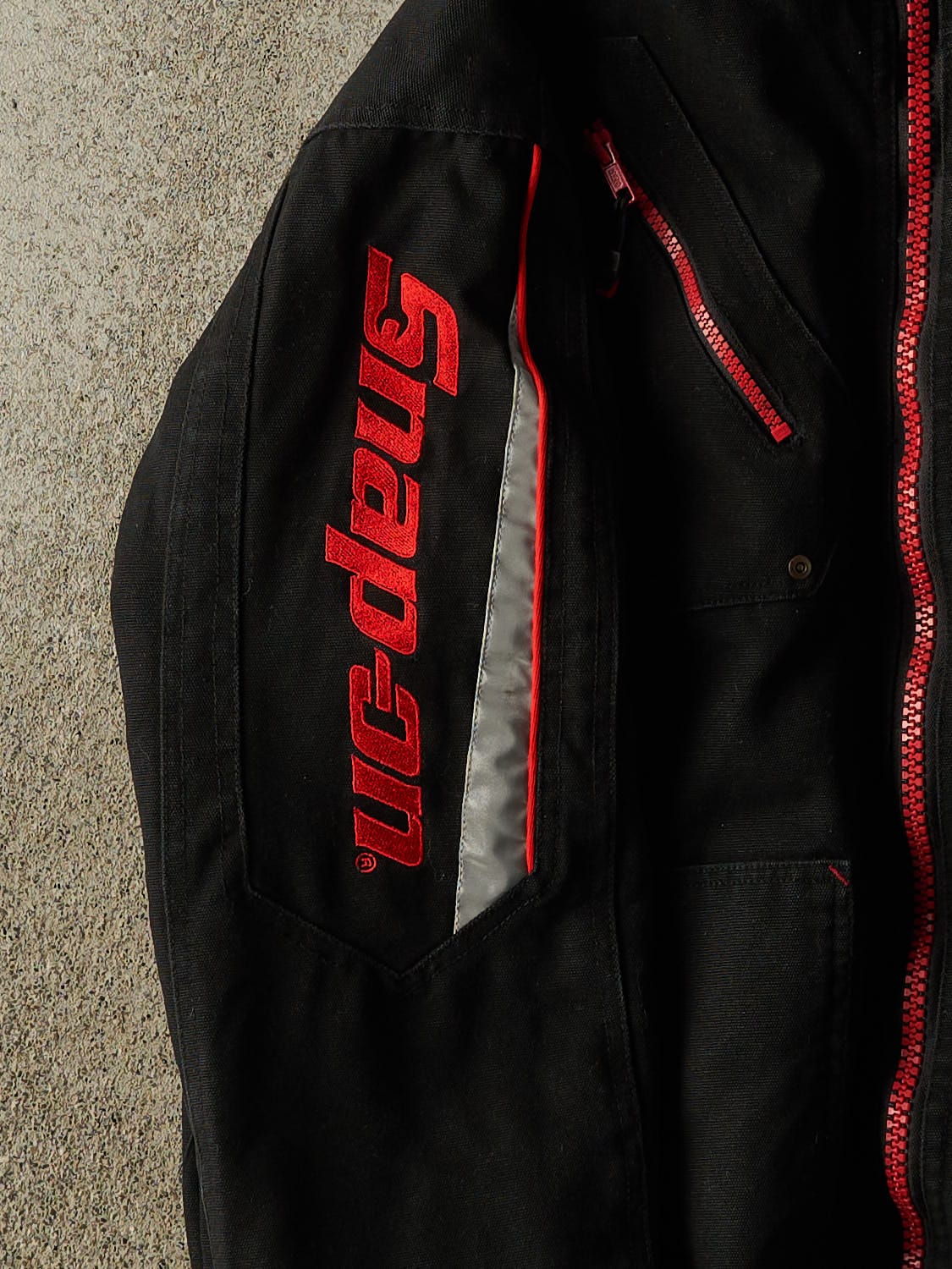 Vintage Y2K Black Snap-On Workwear Jacket (M/L)