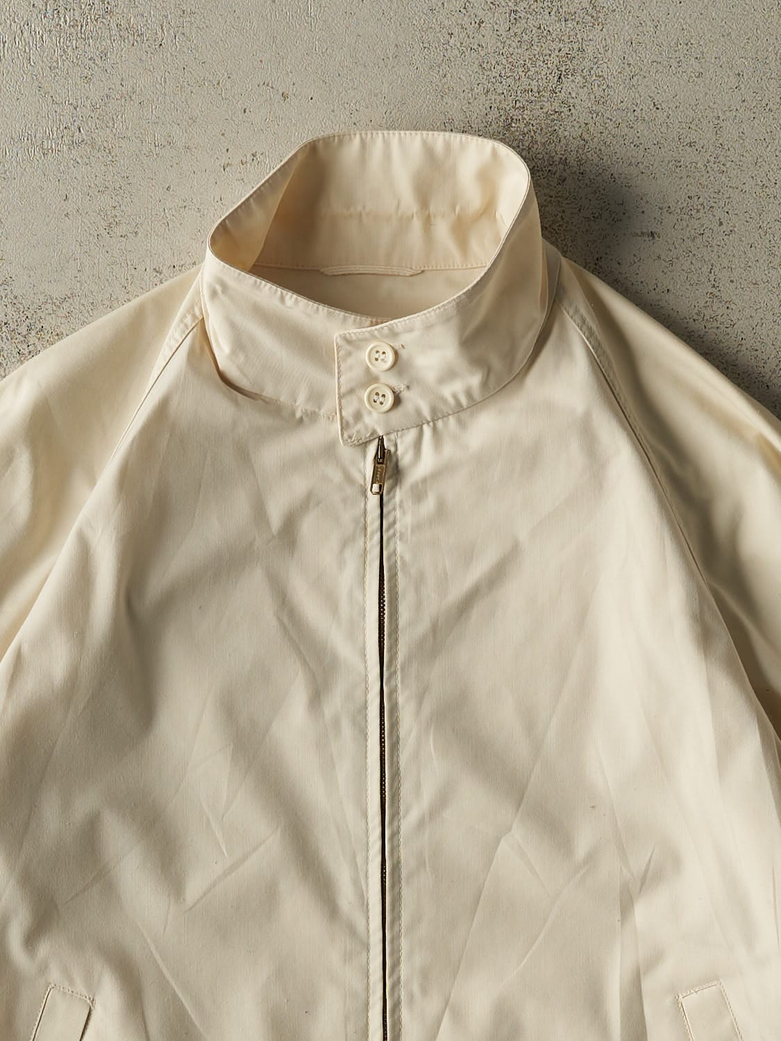 Vintage 80s Beige Harrington Jacket (S/M)