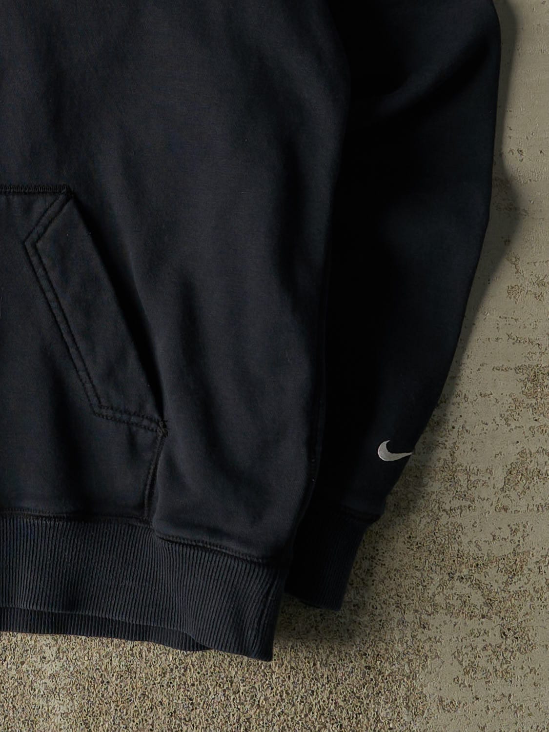 Vintage Y2K Black Nike Embroidered Hoodie (L/XL)