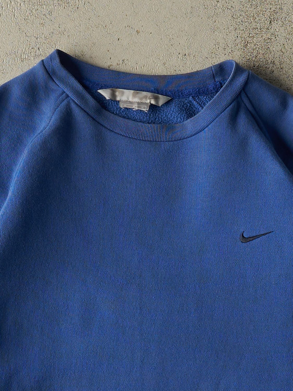 Vintage Y2K Blue Nike Embroidered Crewneck (M)