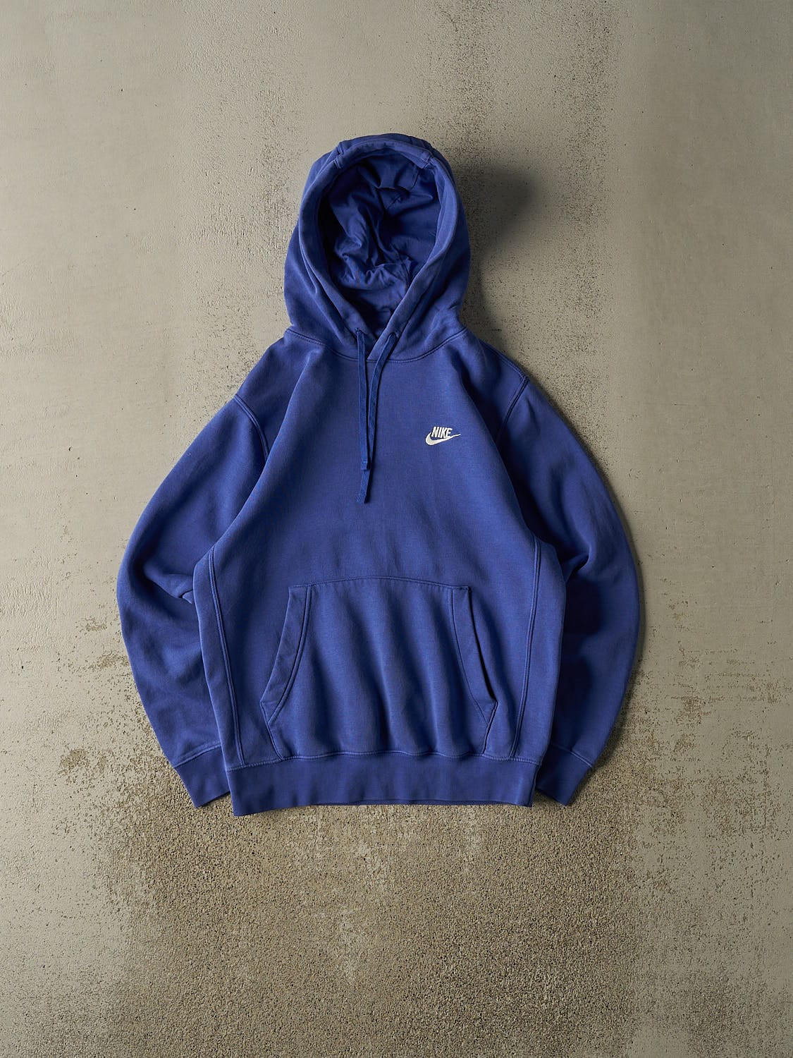 Vintage Y2K Blue Nike Embroidered Hoodie (S/M)