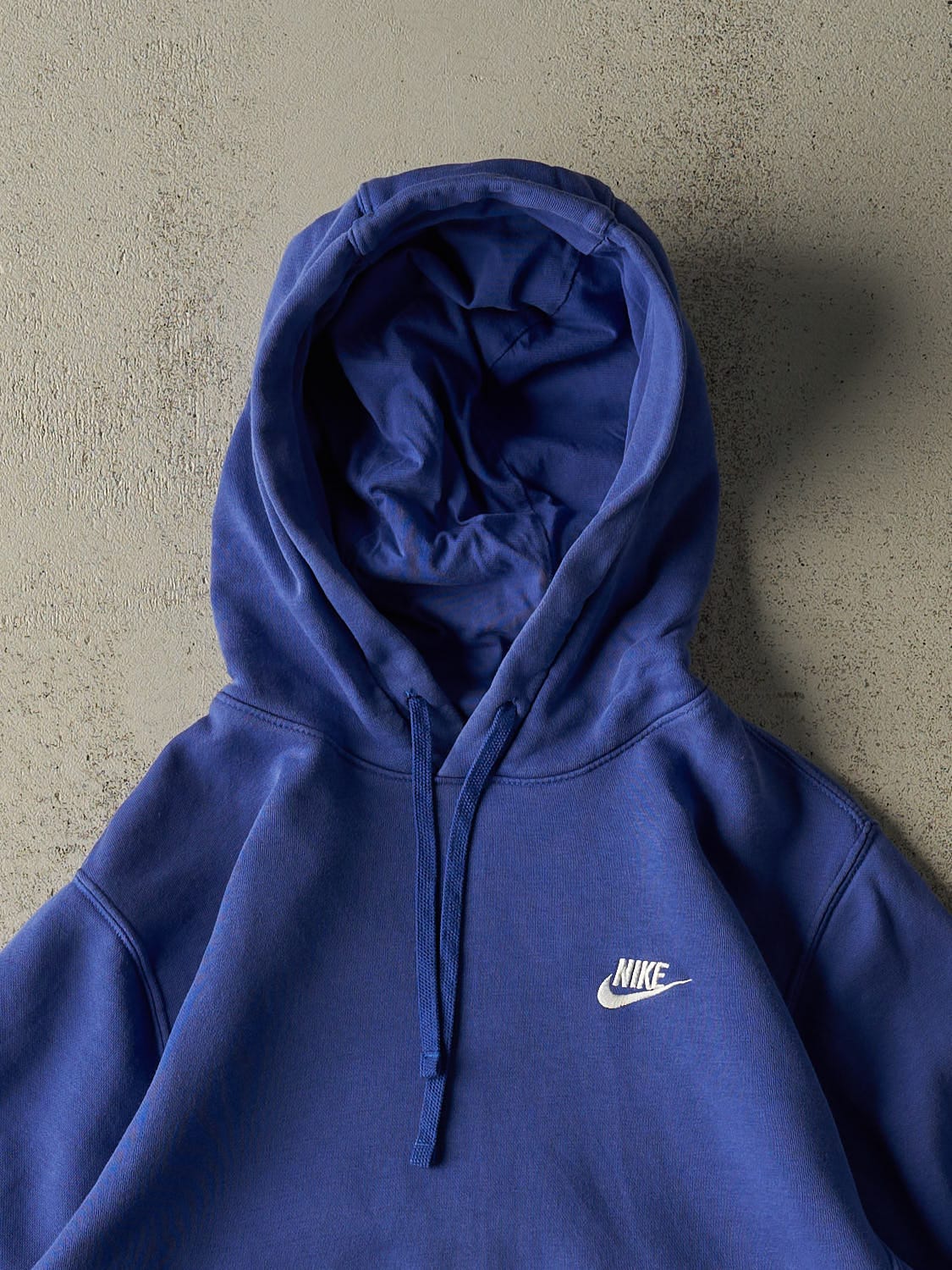 Vintage Y2K Blue Nike Embroidered Hoodie (S/M)
